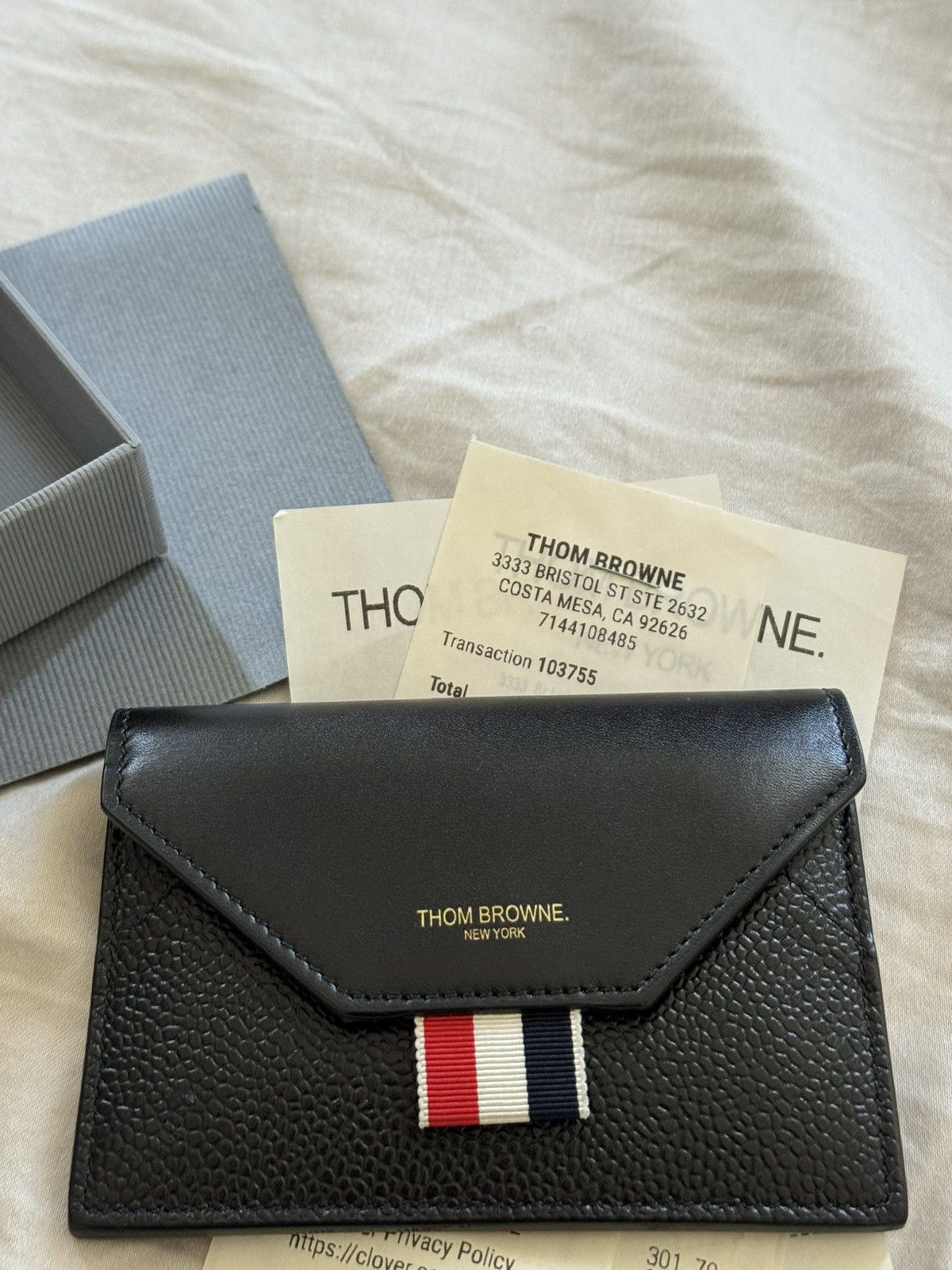 Thom Browne Thom Browne Envelope card holder Size ONE SIZE - 2 Thumbnail