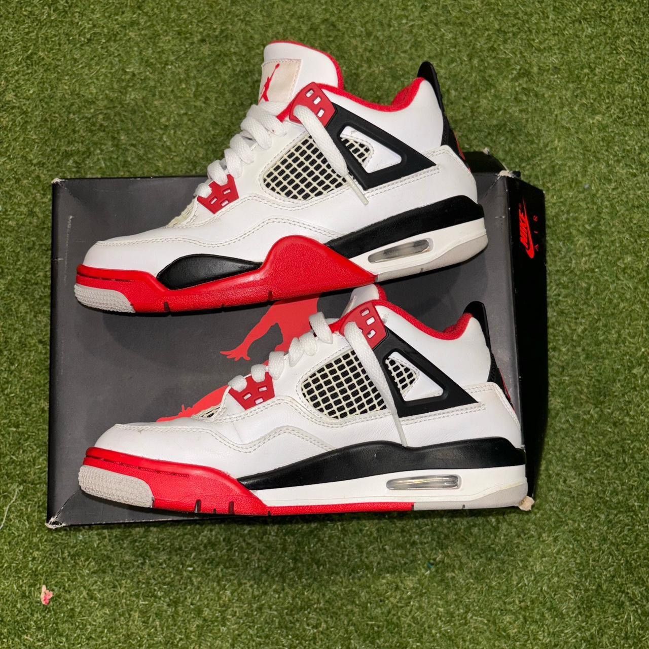 Jordan Brand Jordan 4 Retro “Fire Red 2020” Size US 5.5 / EU 38 - 4 Thumbnail