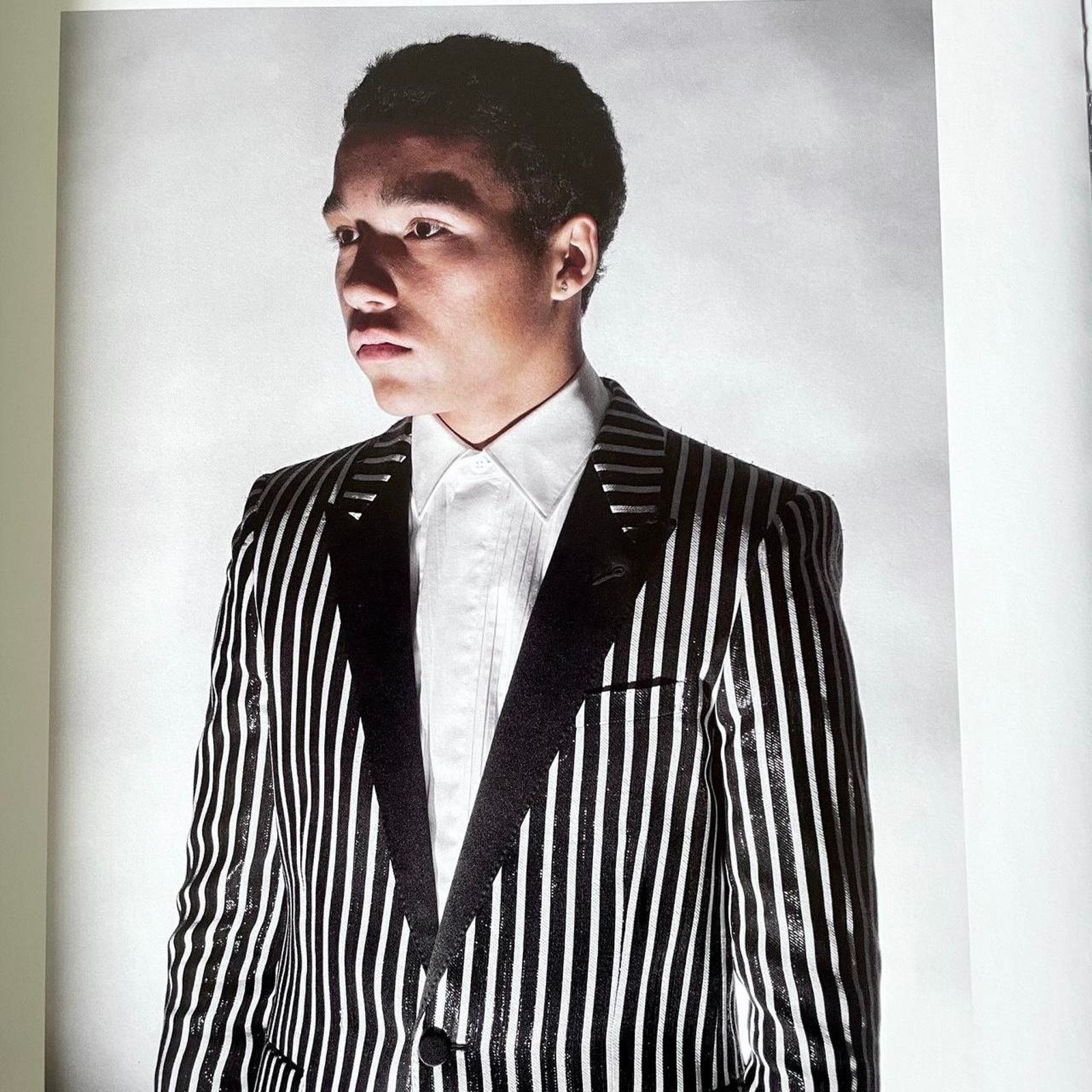 Hedi Slimane × Saint Laurent Paris Hedi Slimane Saint Laurent photo framed poster 9x11 Size ONE SIZE - 2 Thumbnail