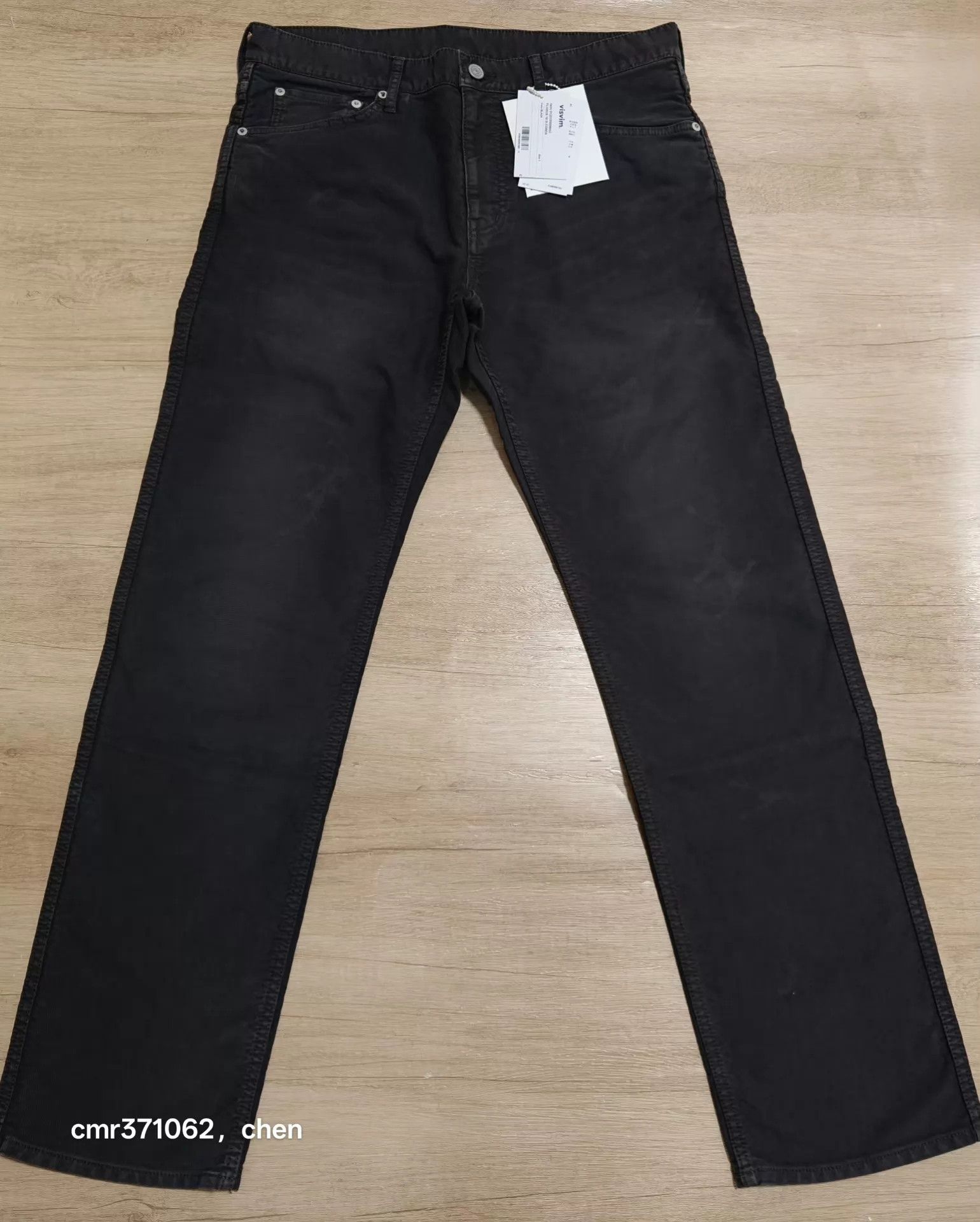 Visvim VISVIM 25SS FLUXUS 19 G.CORDS Black Slim Vintage Size US 34 / EU 50 - 1 Thumbnail