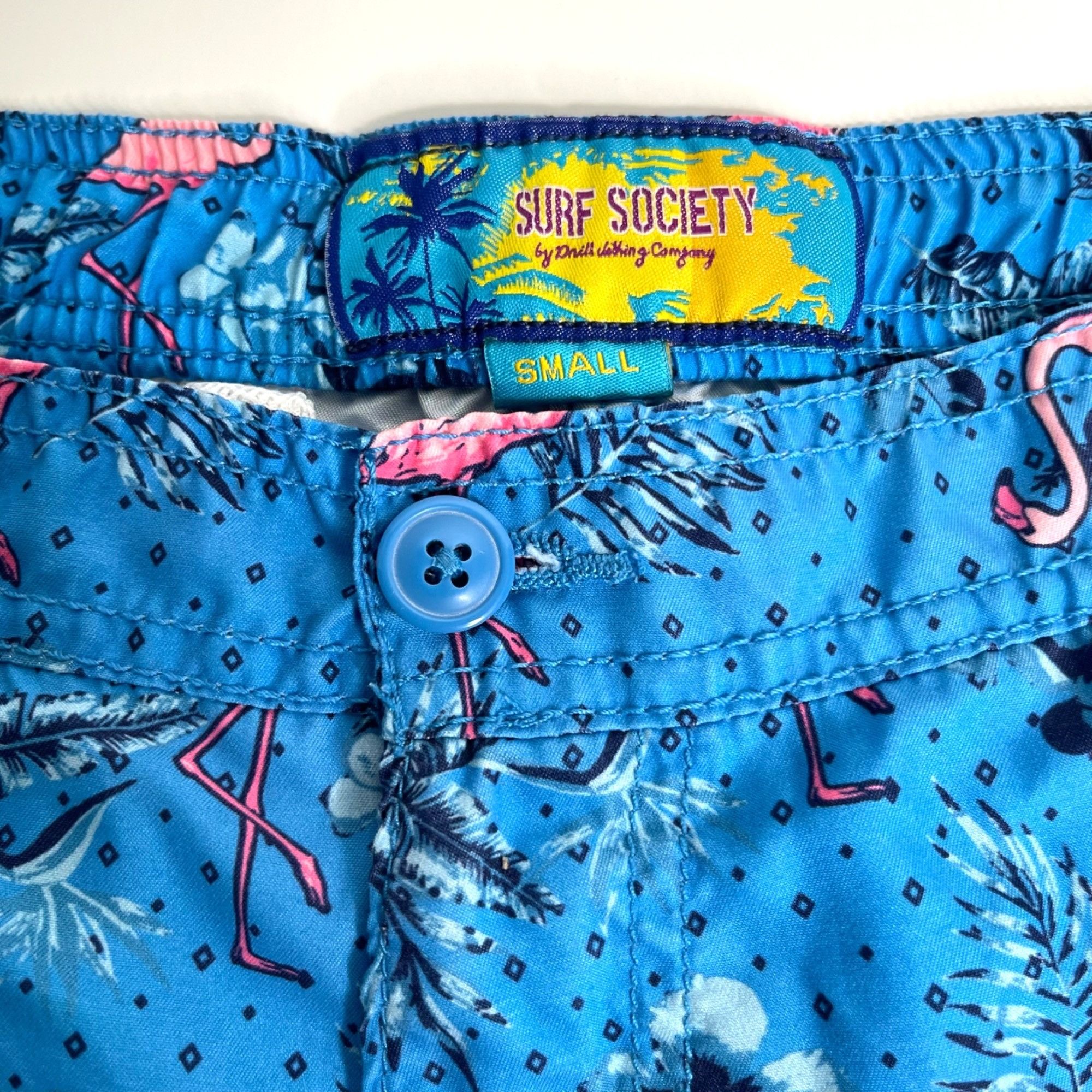 Other Drill Clothing Swim Trunks Board Shorts Surf Society Turquoi Size US 32 / EU 48 - 6 Thumbnail