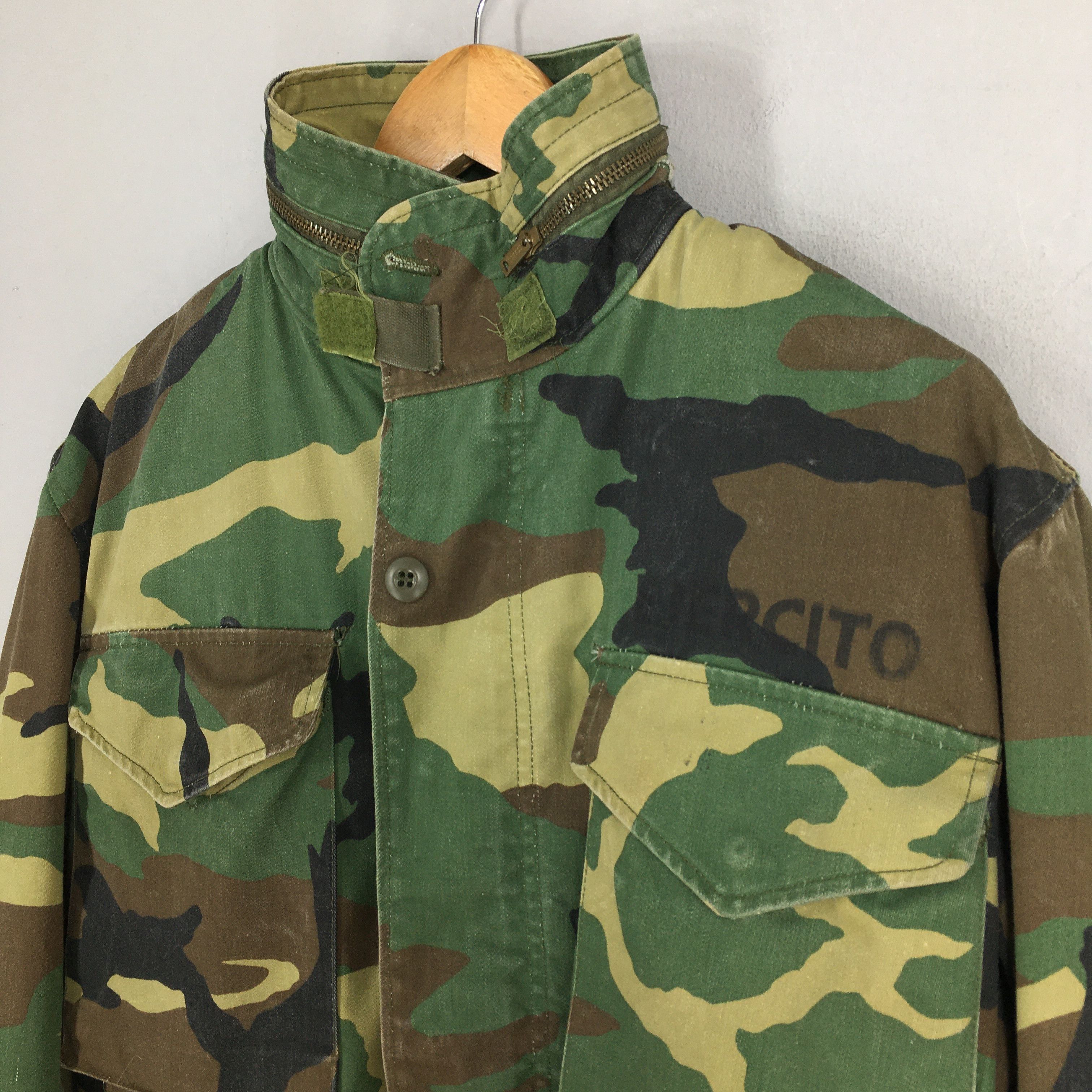 Alpha Industries Vintage Alpha Industries M-65 Field Camouflage Jacket Small Size US S / EU 44-46 / 1 - 4 Thumbnail