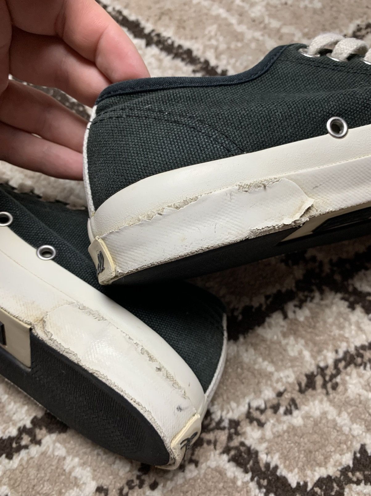 Comme des Garcons PLAY × Converse Converse Jack Purcell x CDG 2008 Collaboration Size US 6.5 / EU 39-40 - 15 Thumbnail