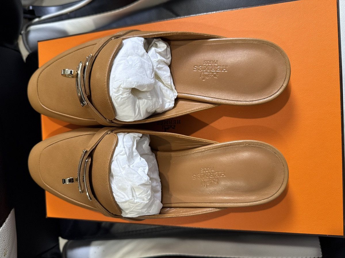 Hermes Hermes Oz Mule Size US 7 / IT 37 - 4 Thumbnail