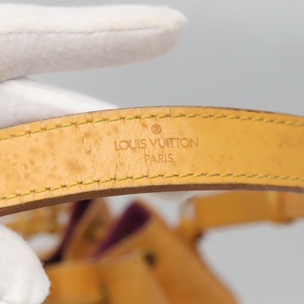 Louis Vuitton LOUIS VUITTON Epi Petit Noe Shoulder Bag Yellow M44109 Size ONE SIZE - 9 Thumbnail