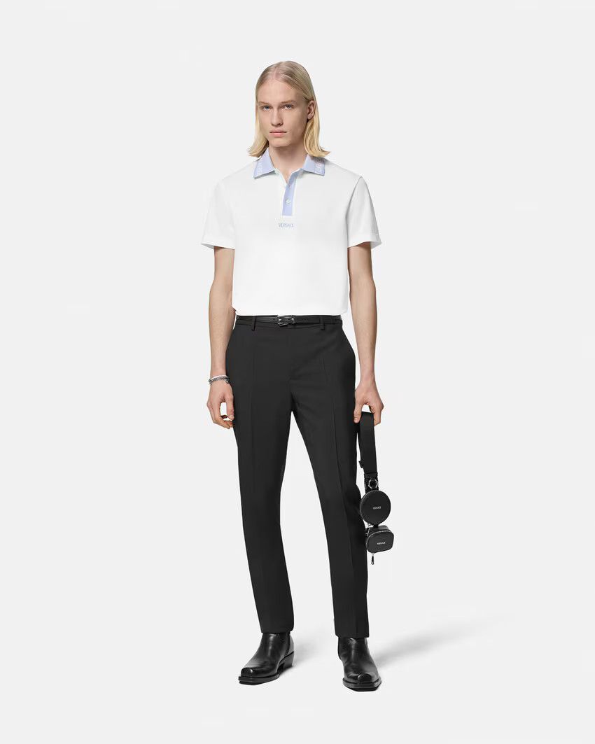 Versace o1s22i1n0125 Polo Shirt in White Size US L / EU 52-54 / 3 - 2 Thumbnail