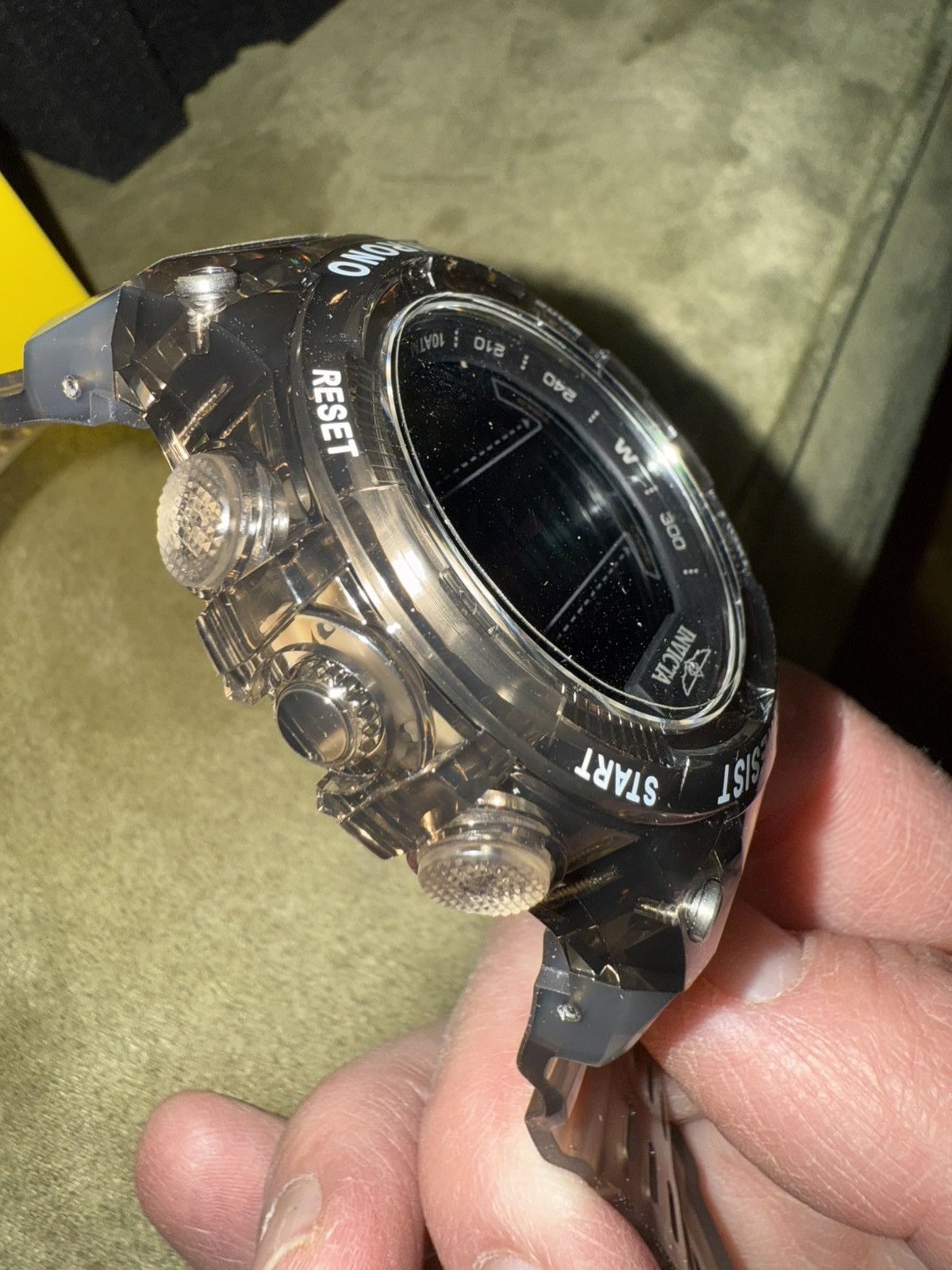 Invicta Invicta Racing “Burnout” Mens Translucent Digital Watch, NEW Size ONE SIZE - 19 Thumbnail