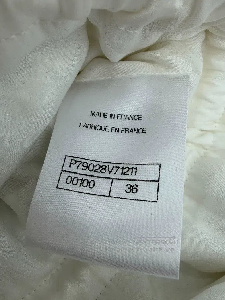 Chanel Chanel Slim waist white pearl twill tweed jacket Size XS / US 0-2 / IT 36-38 - 5 Thumbnail