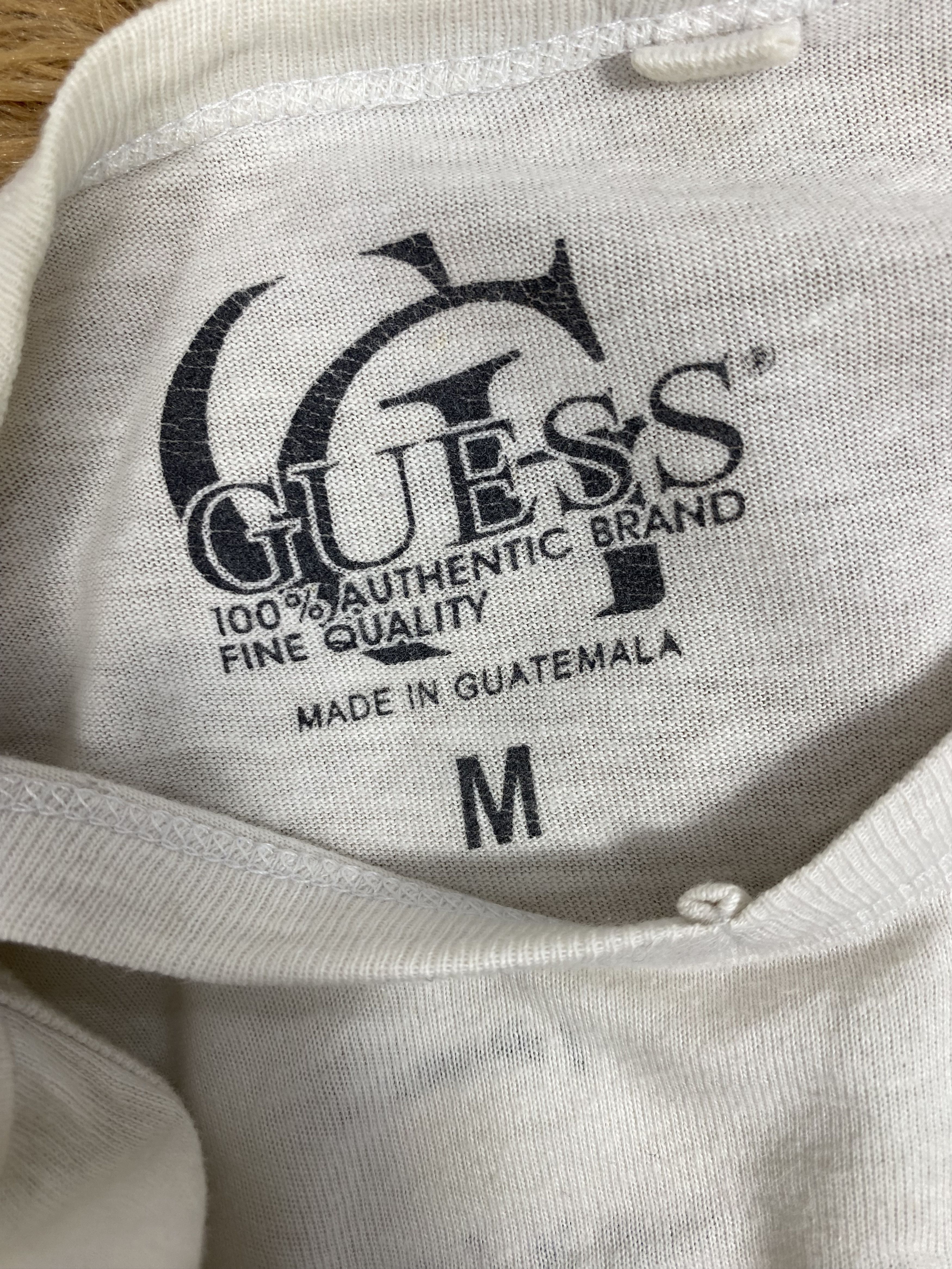 Georges Marciano × Guess × Vintage Vintage Guess Big Logo T-Shirts PT0041 Size US M / EU 48-50 / 2 - 7 Thumbnail