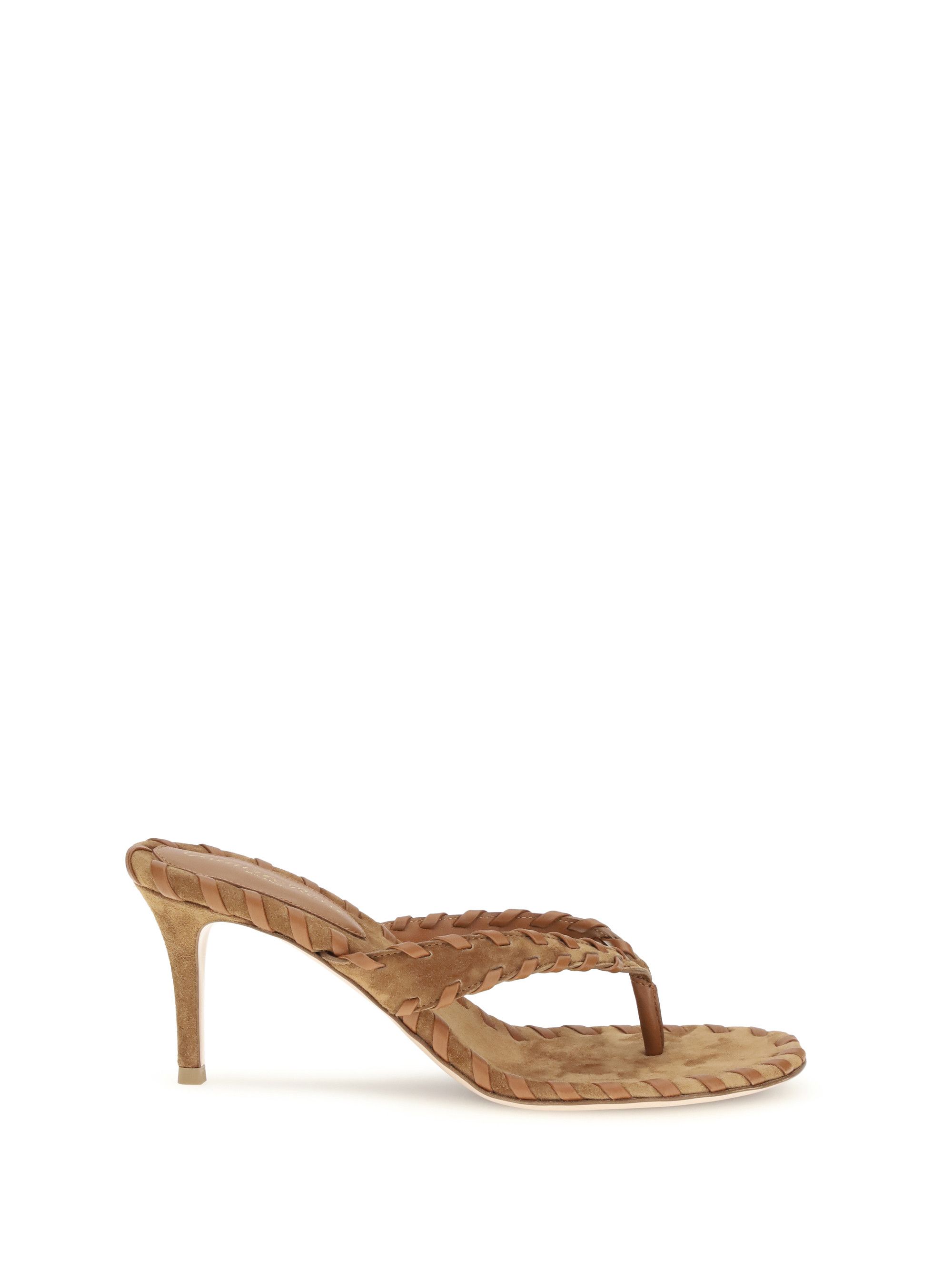Gianvito Rossi Suede thong Sandals Size US 7 / IT 37 - 1 Thumbnail