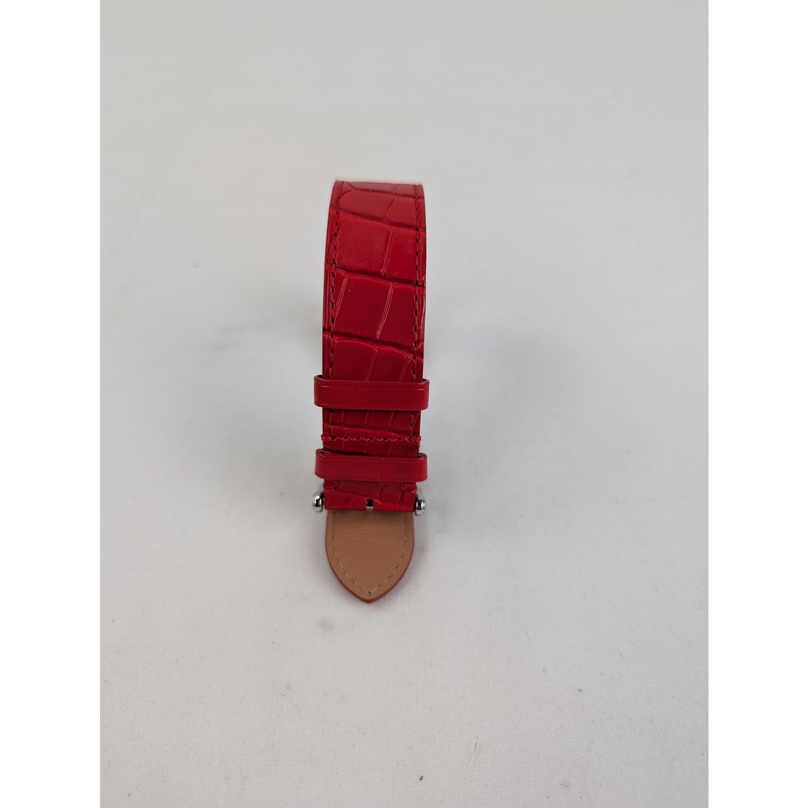 Tom Ford o1rshd1 Size: OS / Buckle Watch Straps 19mm Brushed in Red Size ONE SIZE - 11 Thumbnail