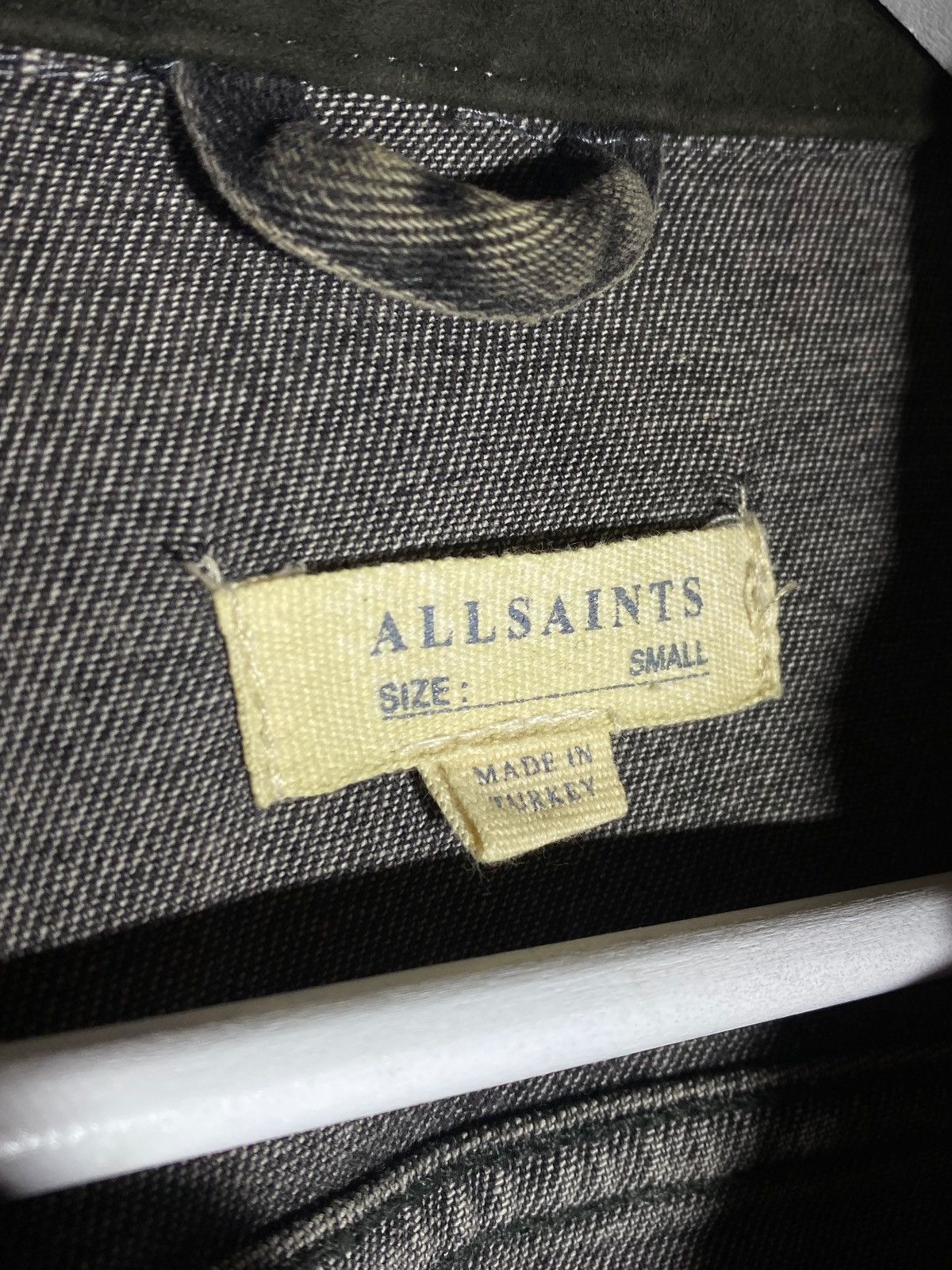 Allsaints All Saints Creagan Denim Jacket Suede Collar Size US S / EU 44-46 / 1 - 13 Thumbnail