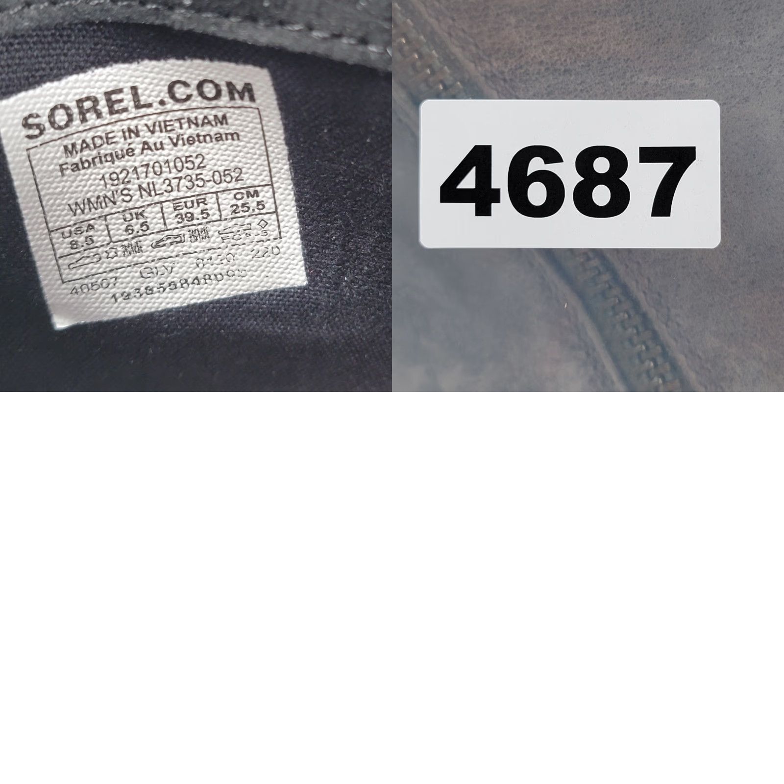 SOREL Sorel Harlow Chelsea Ankle Boots Women Slip-On Gray Suede Leather Round Toe Casual Travel US 8.5 Size US 7 / IT 37 - 10 Thumbnail