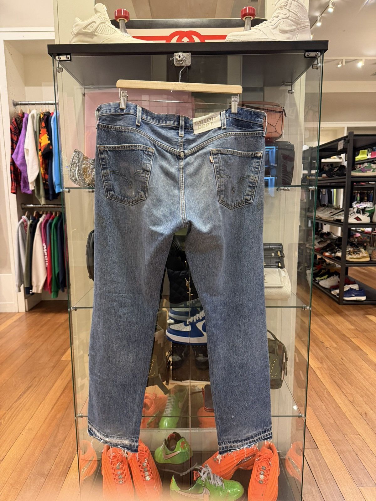 Gallery Dept. Gallery Dept Straight Leg Painted Denim Jeans Size US 37 - 2 Thumbnail