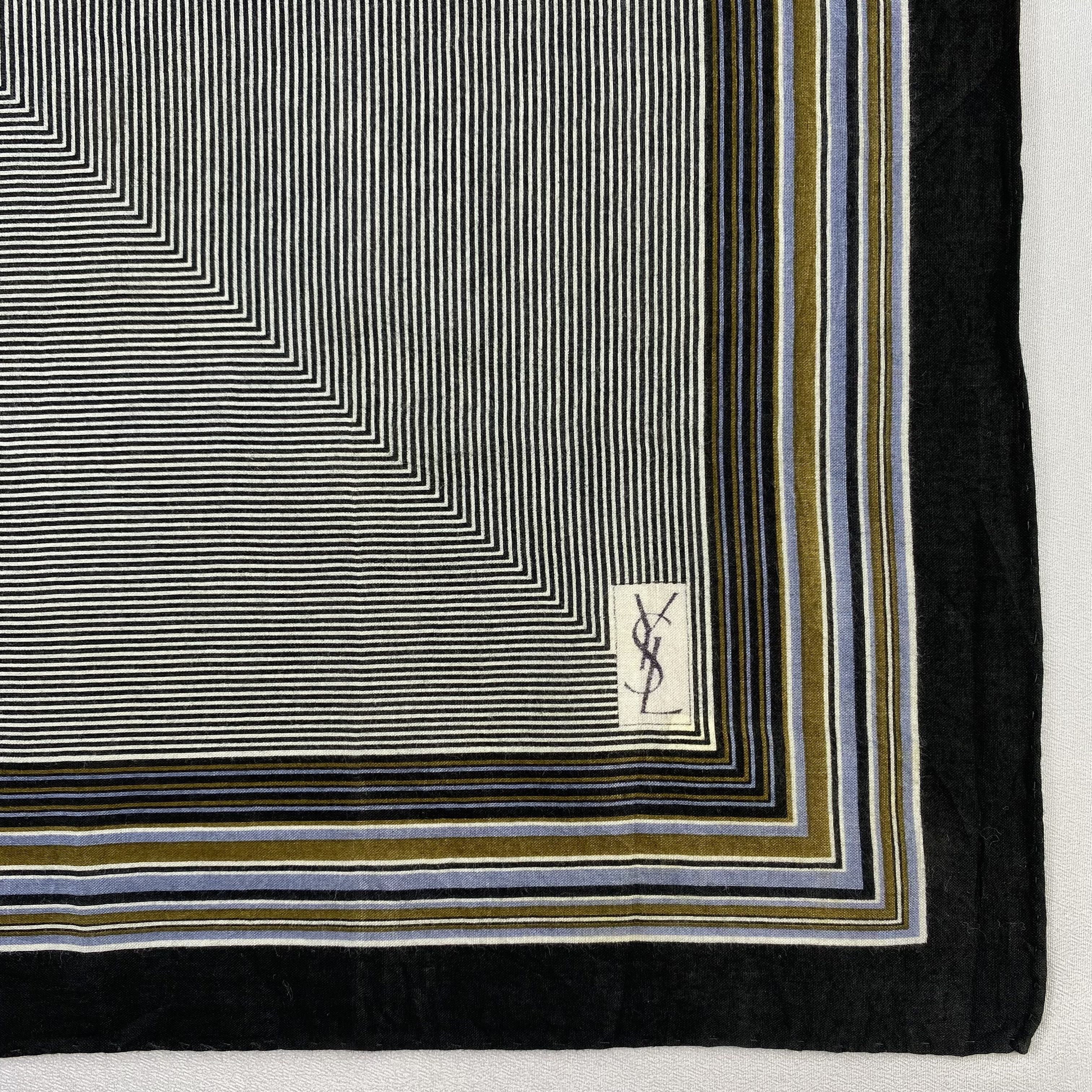 Vintage Yves Saint Laurent Handkerchief / Neckerchief-P1556 Size ONE SIZE - 3 Thumbnail