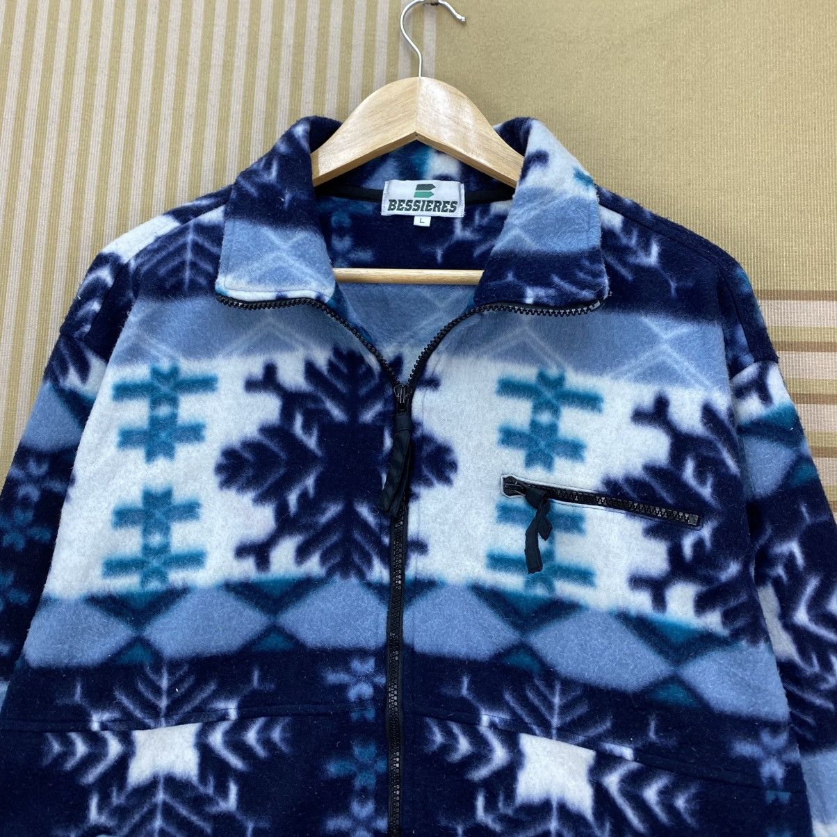 Japanese Brand Bessieres vintage style fleece jacket Size US M / EU 48-50 / 2 - 3 Thumbnail