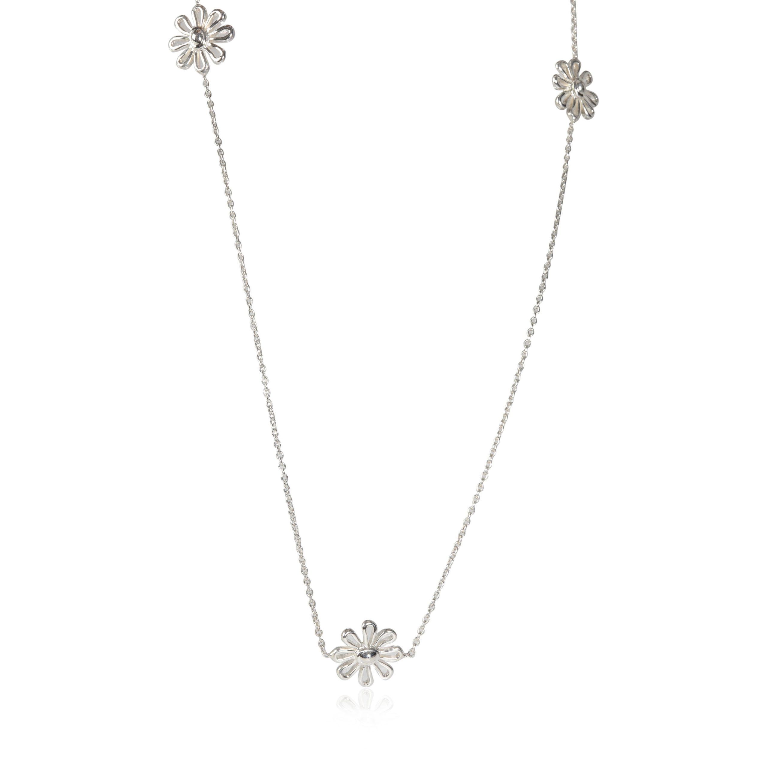 Tiffany & Co. Elsa Peretti Daisy Station Necklace in Sterling Silver