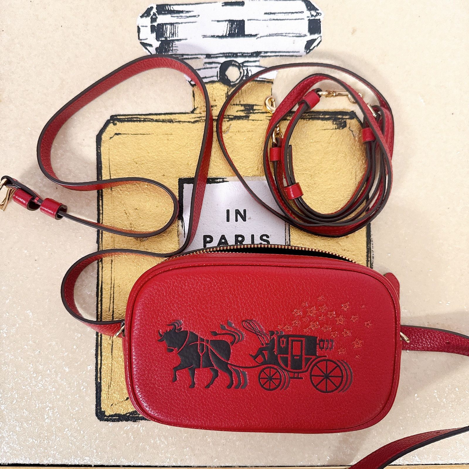 Coach Coach C2256 Lunar New Year Convertible Belt Bag Ox Carriage Size ONE SIZE - 5 Thumbnail