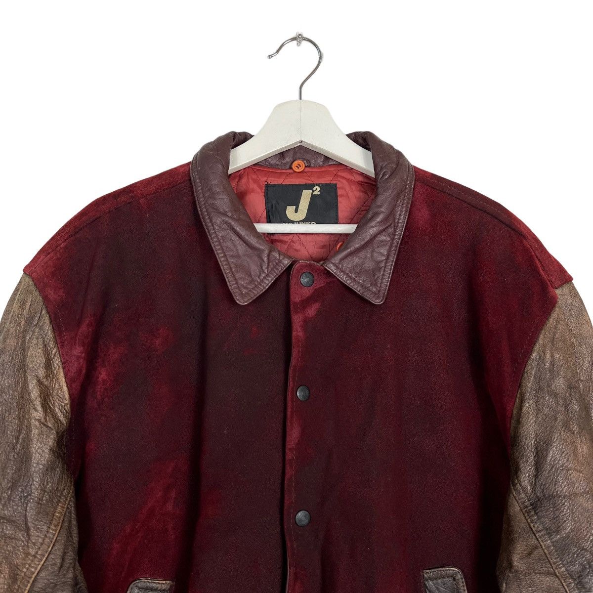 Japanese Brand 🔥 RARE VINTAGE MR.JUNKO LEATHER JACKET Size US L / EU 52-54 / 3 - 4 Thumbnail