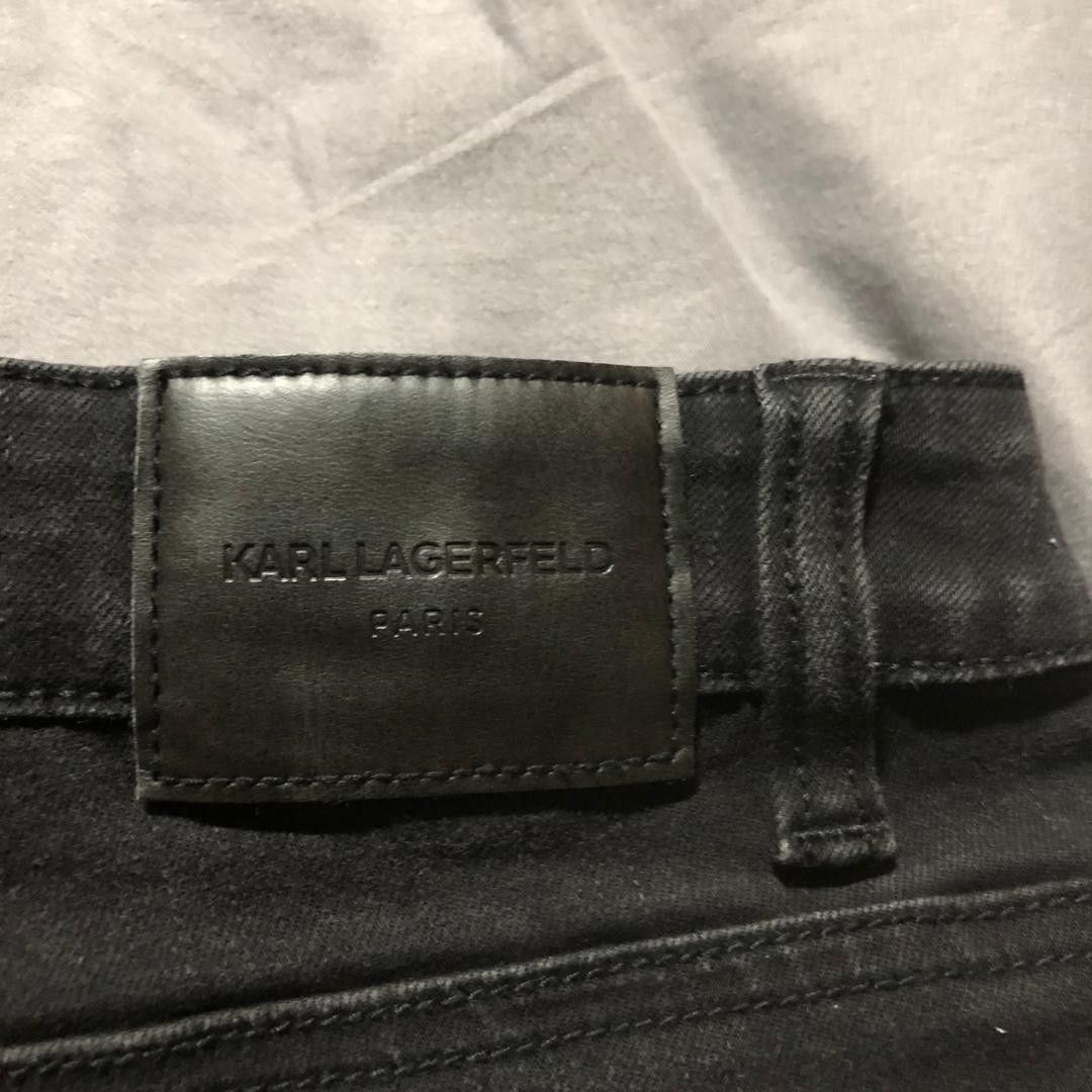 Karl Lagerfeld Karl Lagerfeld Paris Black Bootcut Denim Jeans W30 Size US 30 / EU 46 - 3 Thumbnail