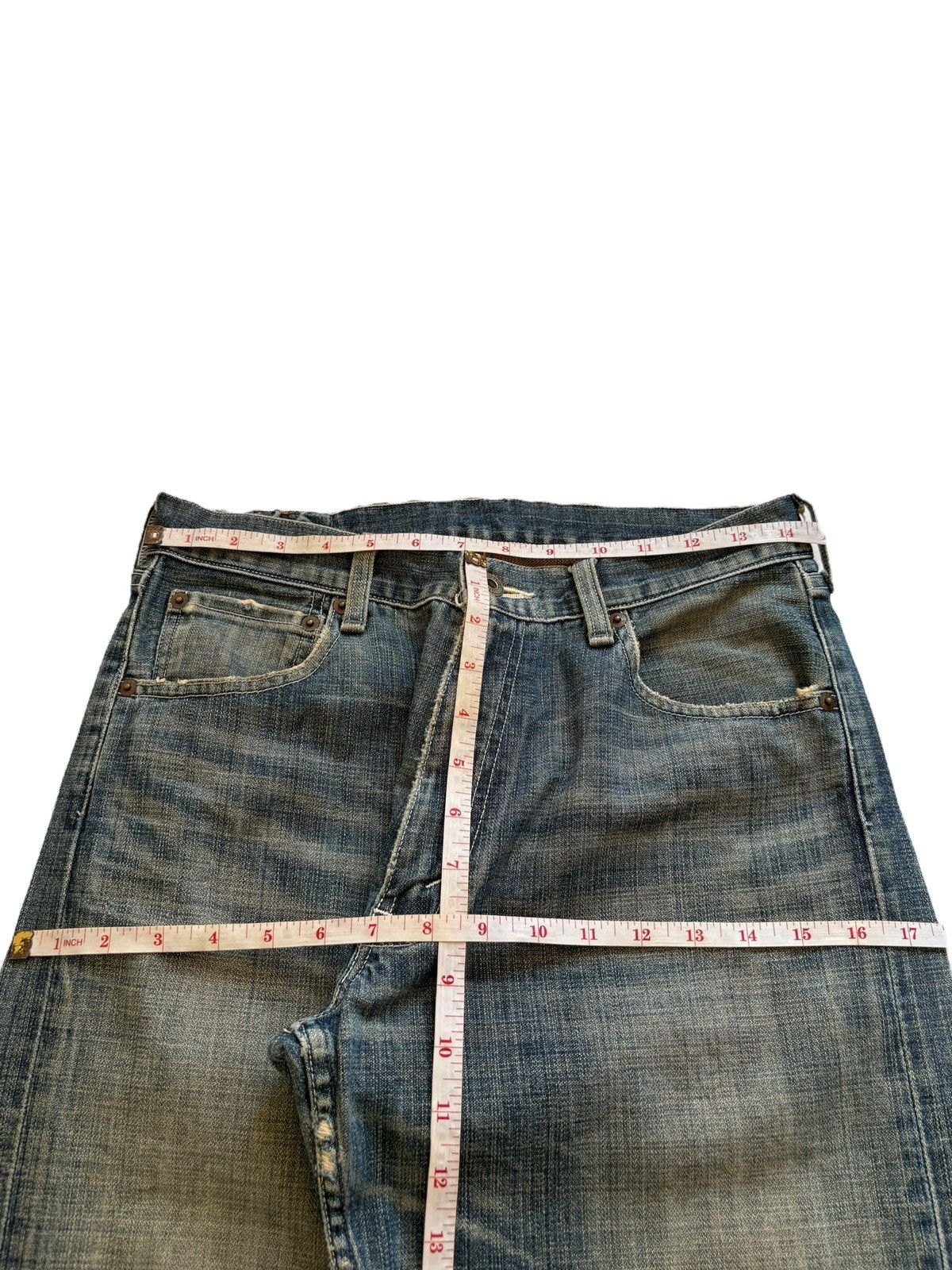 Levi's Vintage 90s Levis 503 Rusty Mud Wash Rip Loose Baggy Jeans Size US 29 - 12 Thumbnail