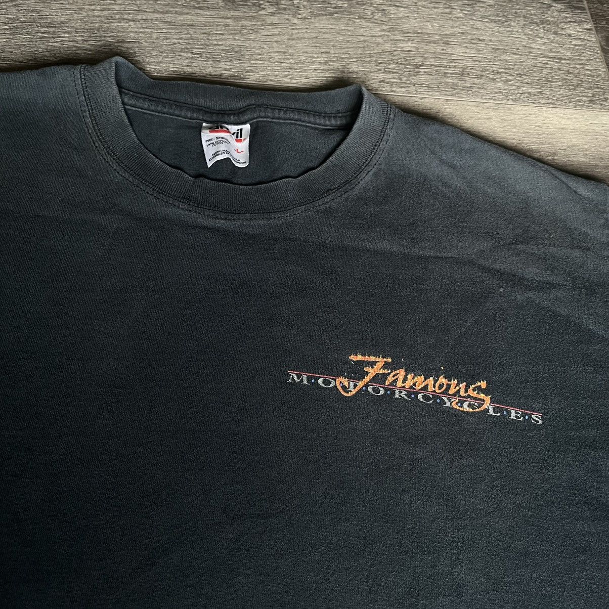 Harley Davidson × Vintage Vintage 2000s Famous Motorcycles Graphic Logo Harley T Shirt Size US L / EU 52-54 / 3 - 2 Thumbnail