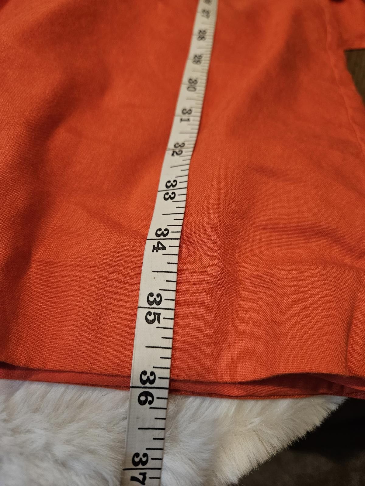Designer Antonio Melani Women's Stylish Orange Dress Size S / US 4 / IT 40 - 5 Thumbnail