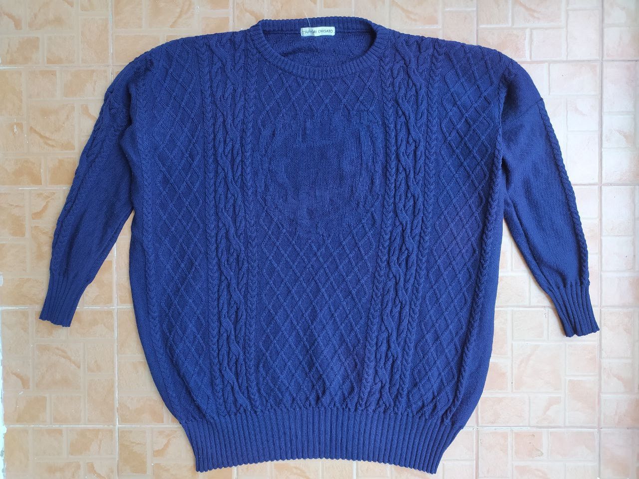 Tsumori Chisato TSUMORI CHISATO WOOL CABLE KNIT SWEATER SIZE 2 Size M / US 6-8 / IT 42-44 - 1 Thumbnail