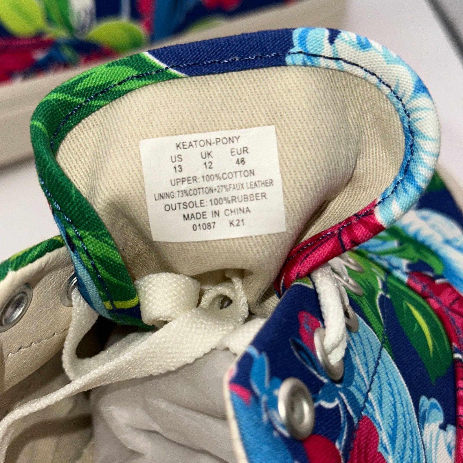 Polo Ralph Lauren Polo Ralph Laurent Mens sz 13 D Keaton Pony Low top Laced Size US 13 / EU 46 - 7 Thumbnail