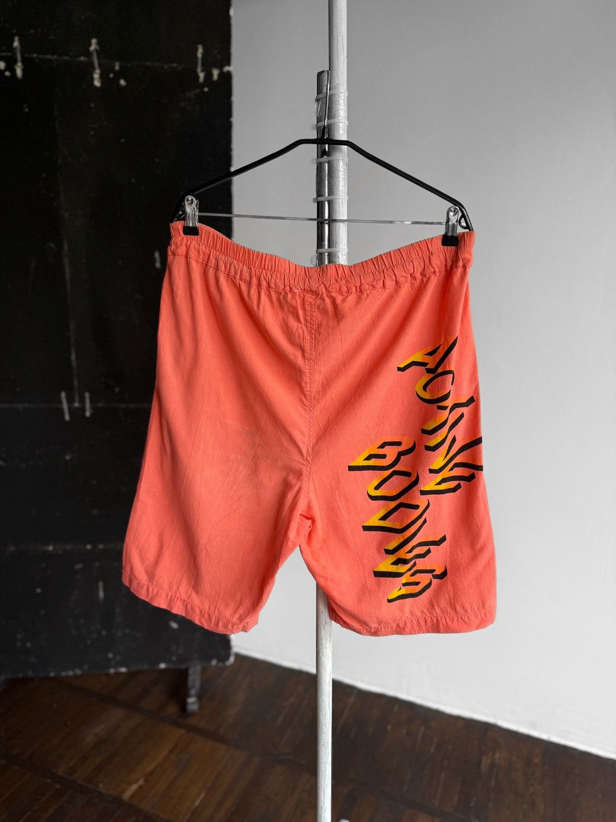 Casablanca × Vintage Casablanca Mens Vintage 90s Shorts Pockets Drawstring Size US 36 / EU 52 - 2 Thumbnail