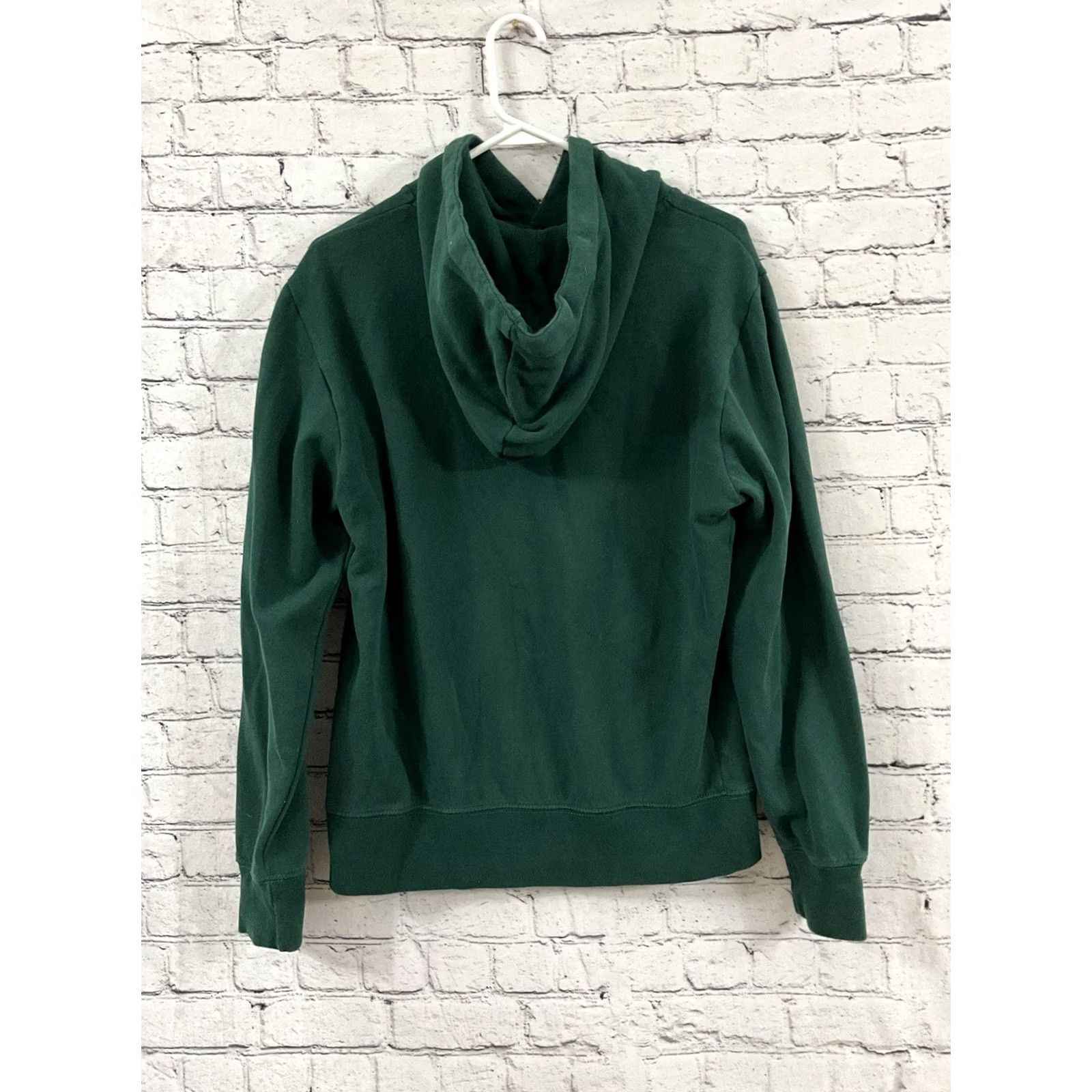 American Eagle Outfitters VINTAGE? American Eagle Hoodie Pullover Womens Green Front Pocket Drawstring Crew Neck Regular Size XS Size S / US 4 / IT 40 - 2 Thumbnail