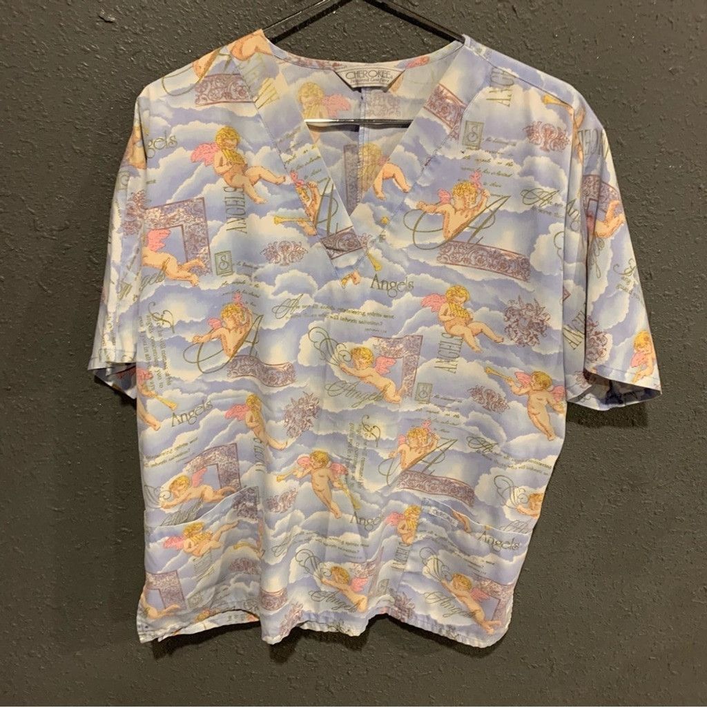 Cherokee Cherokee Angels Scrub Top Size XL / US 12-14 / IT 48-50 - 1 Thumbnail