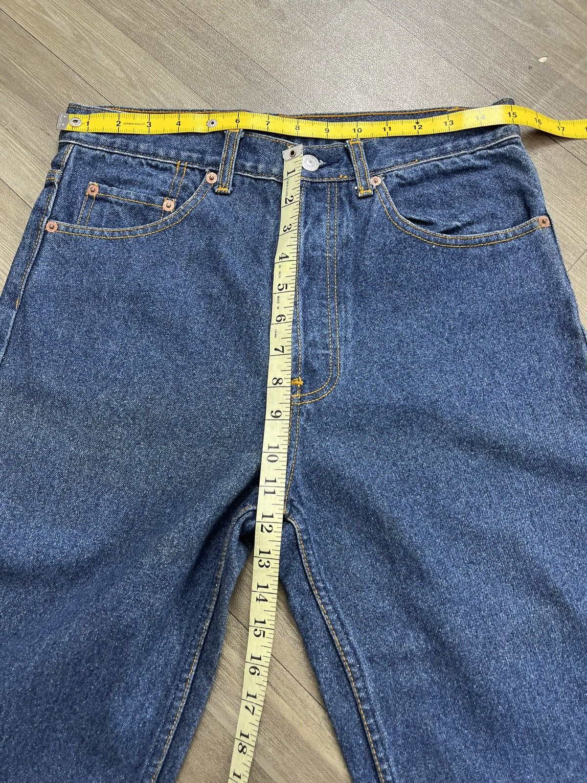 Levi's Vintage Clothing 🇺🇸1990s Vintage Levis 501 USA 31x34 Indigo Blue Jeans Size US 31 - 21 Thumbnail