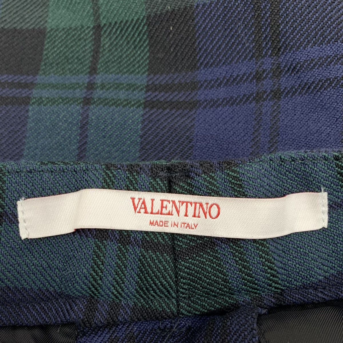 Valentino Valentino Color-block Plaid Cotton Casual Pants K26WX Size US 32 / EU 48 - 6 Thumbnail