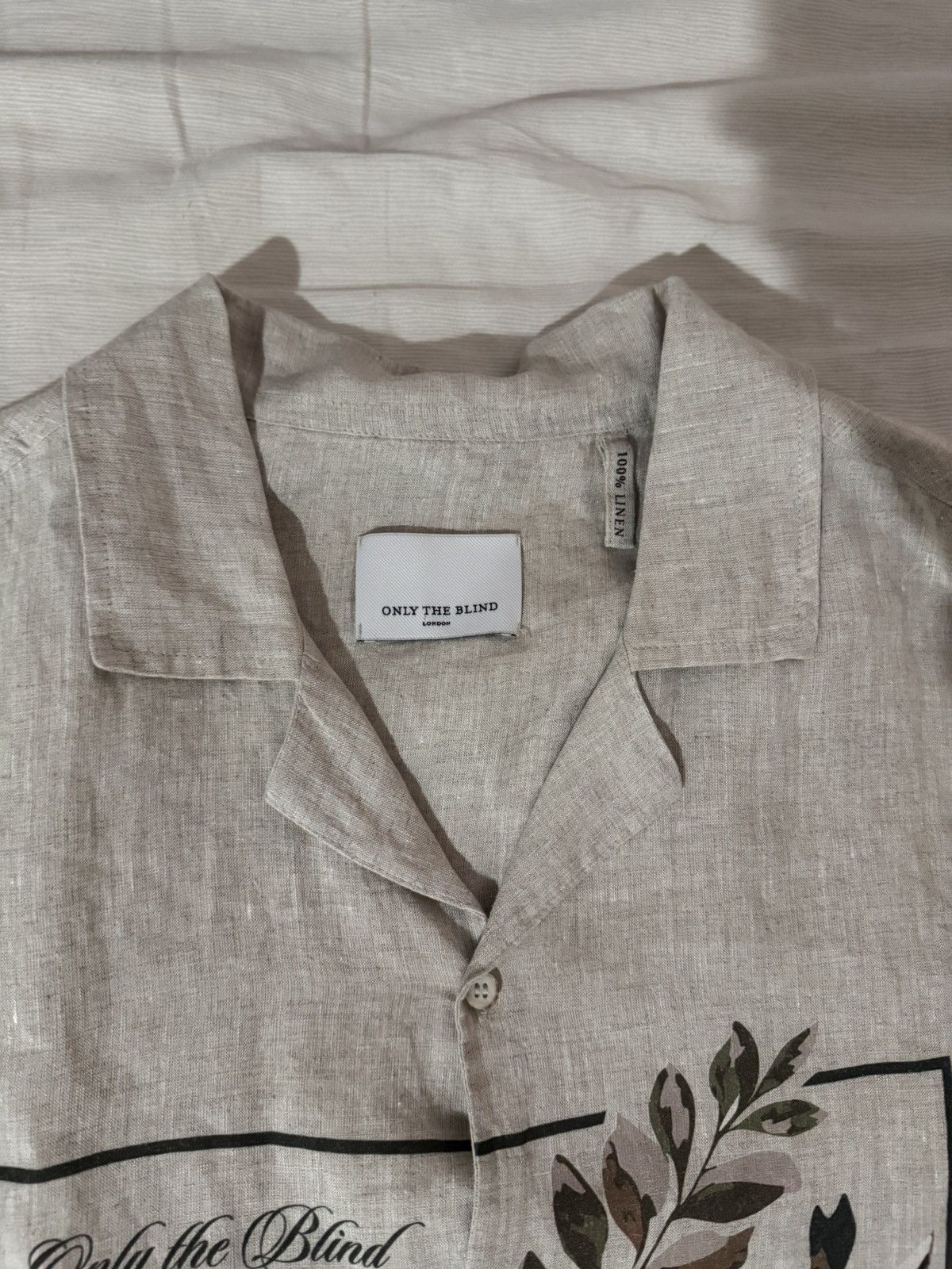 Only The Blind Only The Blind Botanical linen shirt Size US M / EU 48-50 / 2 - 4 Thumbnail