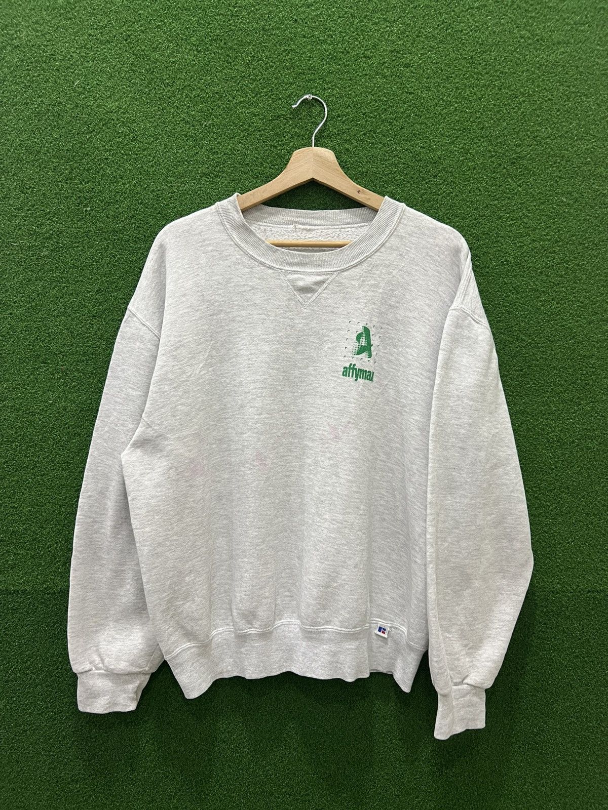 Russell Athletic × Vintage Russell Athletic Hoodie MUHLENBERG FOOTBALL Big Spellout Size US XL / EU 56 / 4 - 1 Thumbnail