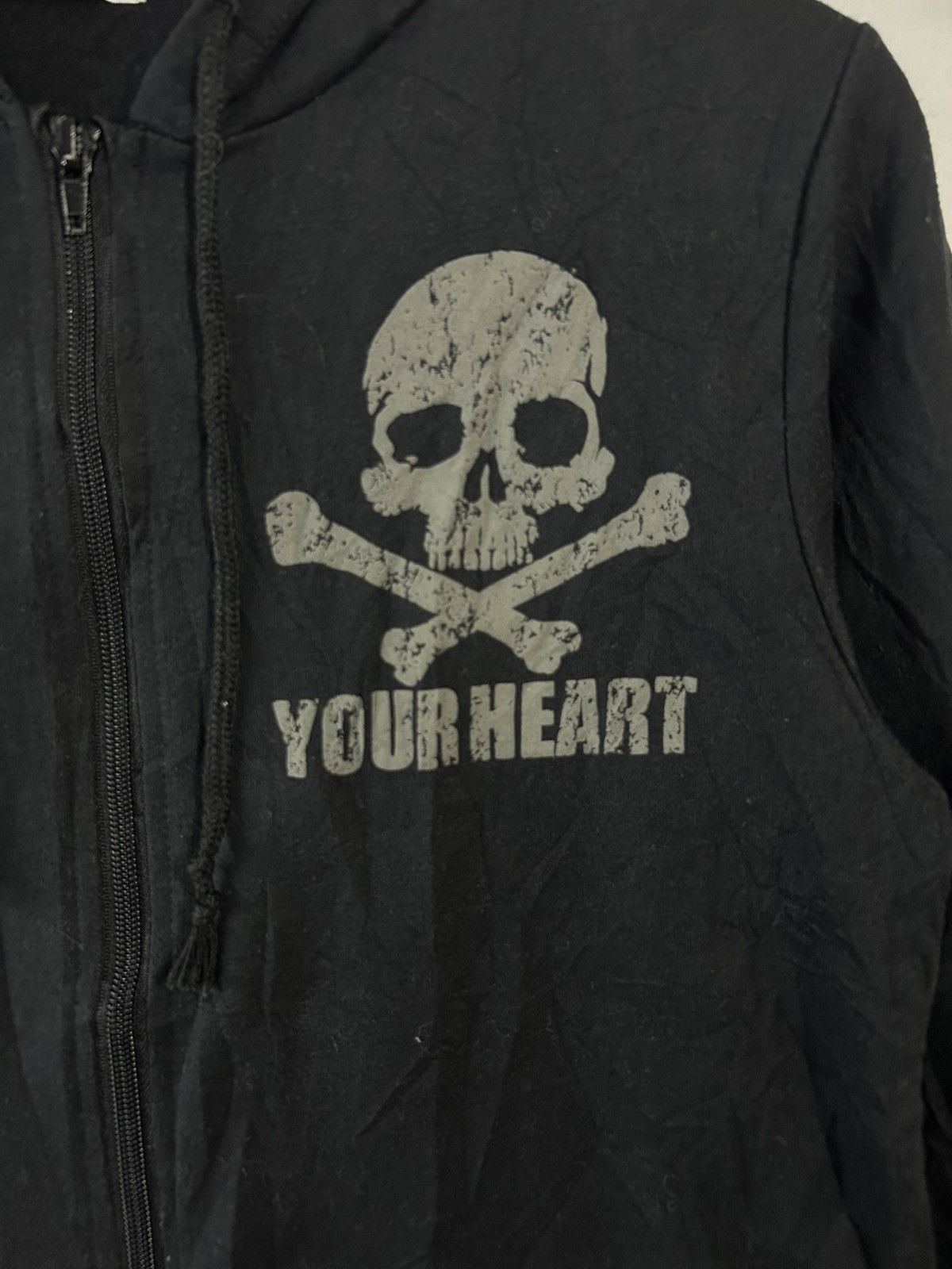 Japanese Brand Rare🔥 skull japanese brand zip up hoodie Size US M / EU 48-50 / 2 - 4 Thumbnail