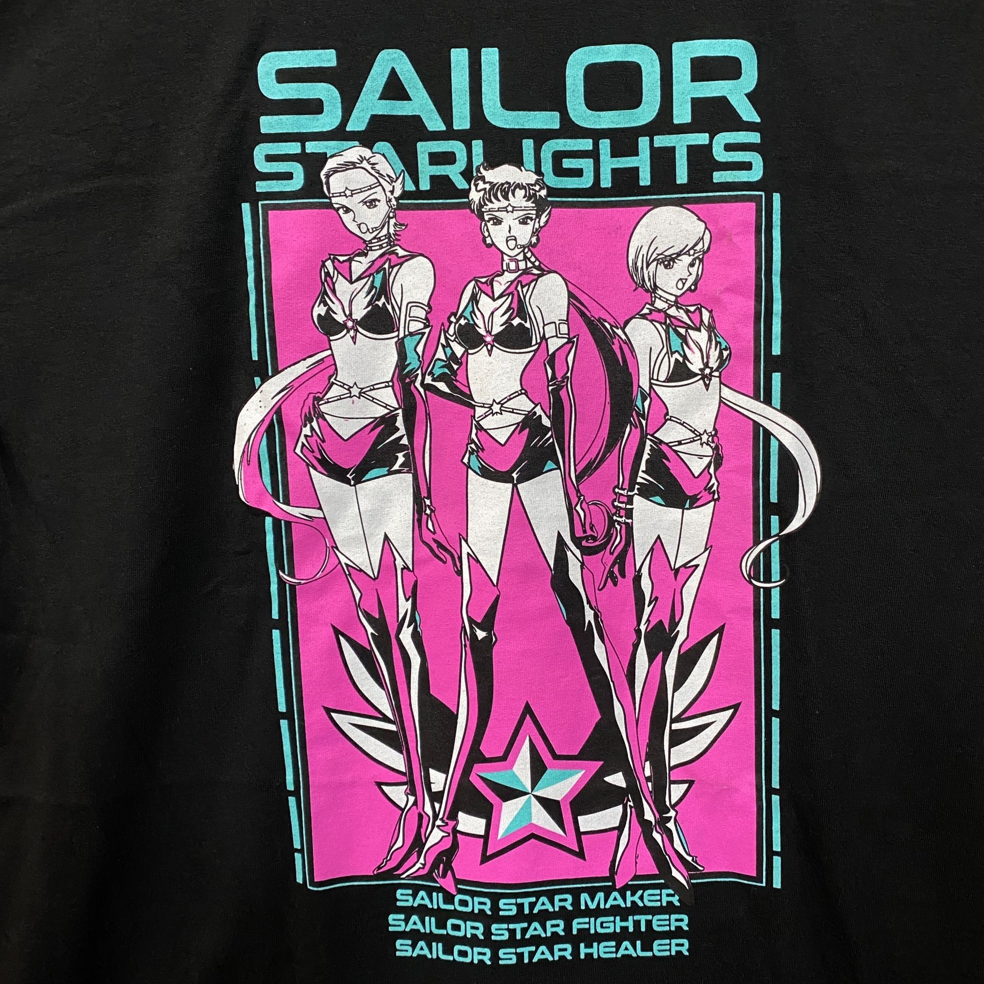 Anime Sailor Moon Sailor Starlight Group Portrait Anime T-Shirt XL Size US XL / EU 56 / 4 - 2 Thumbnail