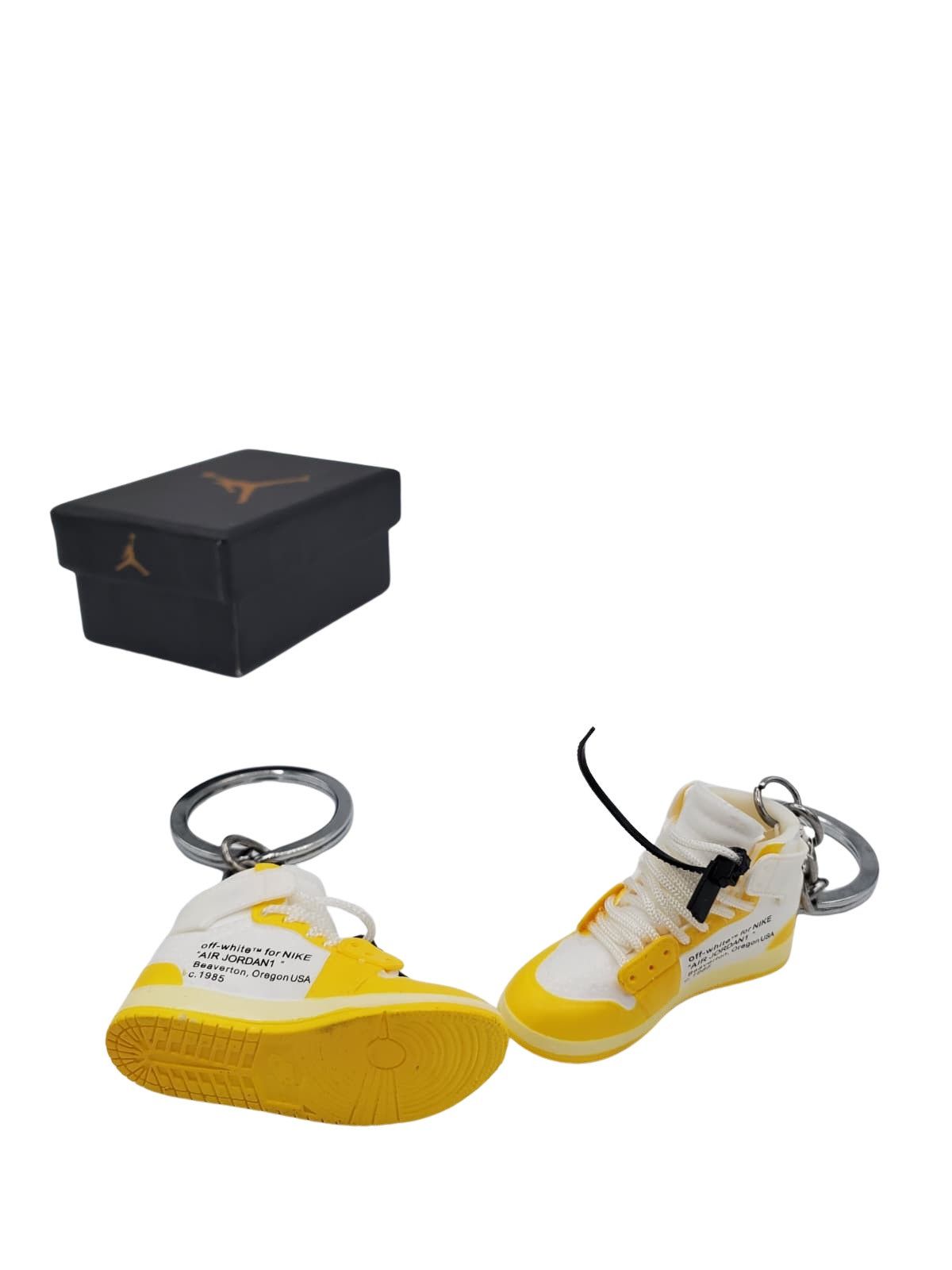 Jordan Brand Jordan 1 High Retro White Canary Yellow Keychain Set Size ONE SIZE - 1 Thumbnail