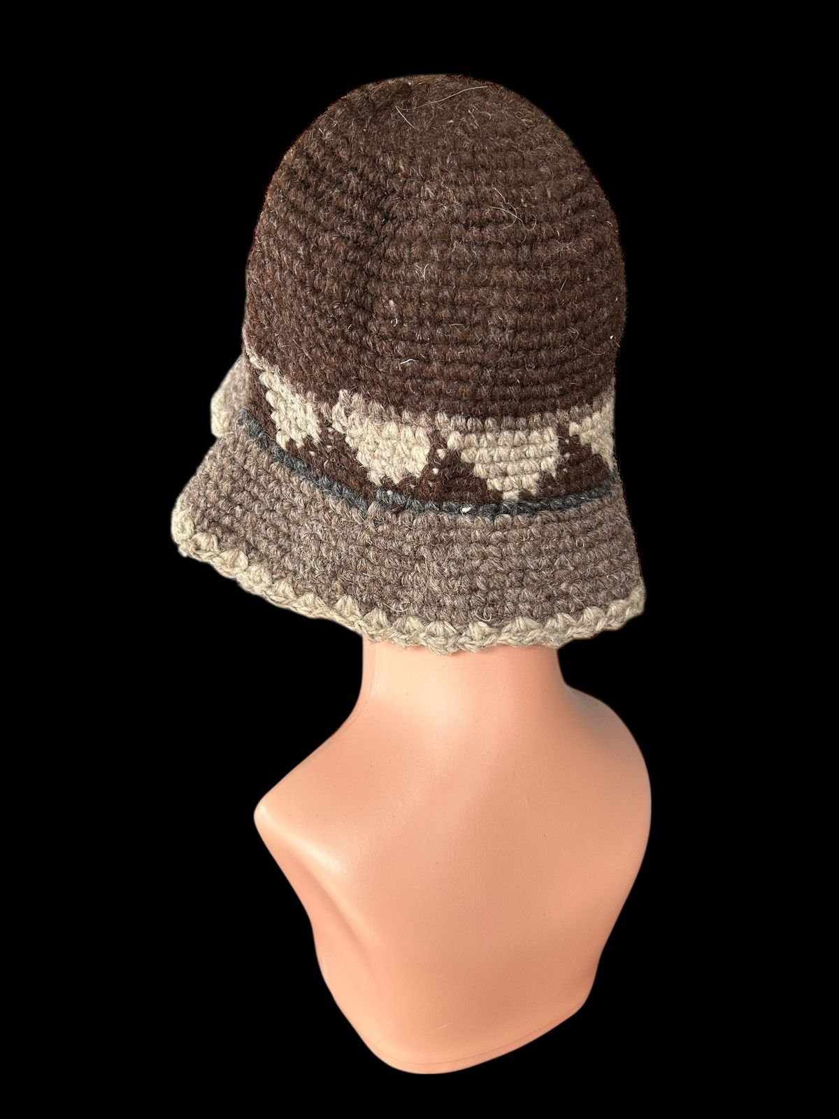 Kapital Crochet Knitted Handmade Wool Bucket Hats Size ONE SIZE - 6 Thumbnail