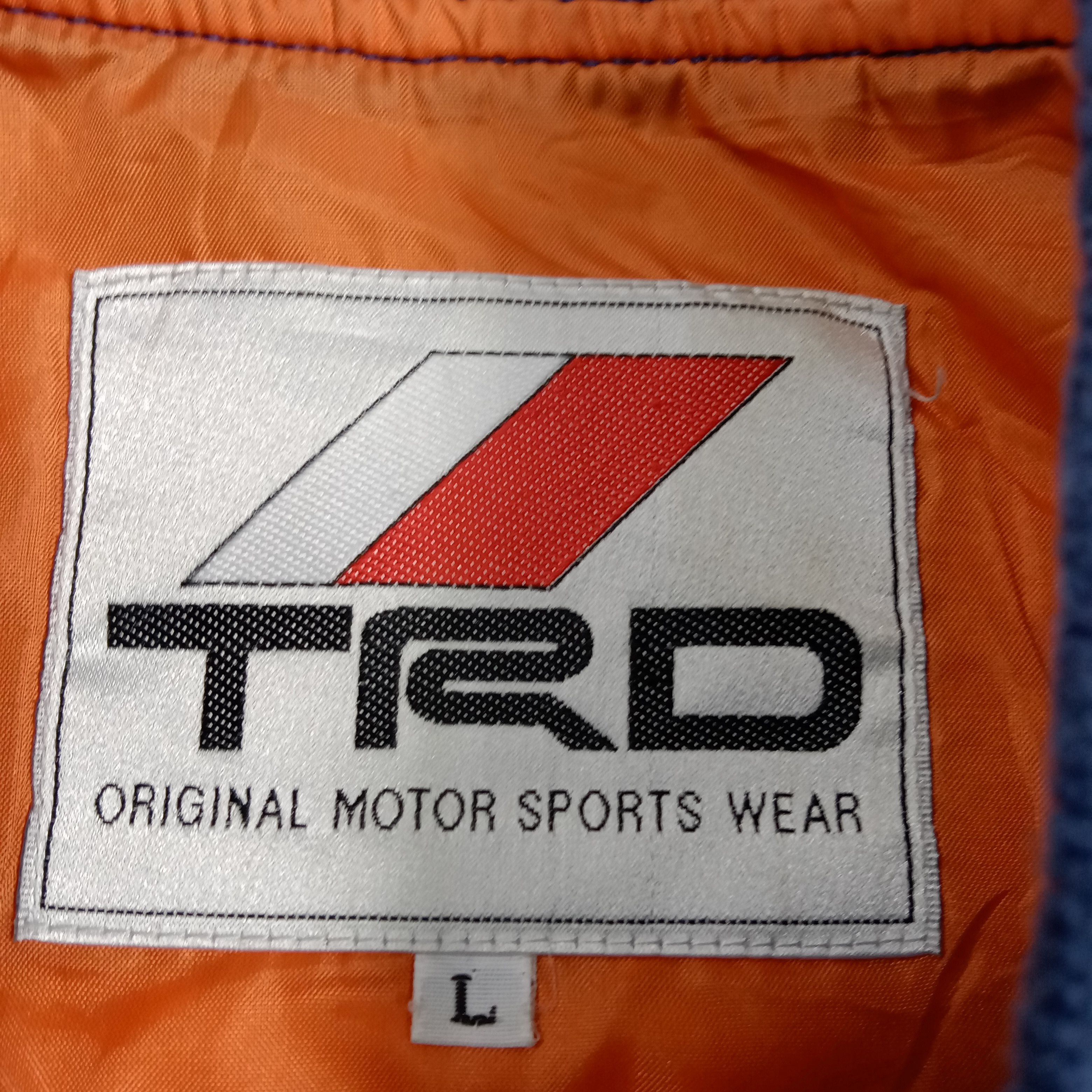 Japanese Brand Toyota TRD Japanese Racing Team Bombers Jacket C274N3 Size US L / EU 52-54 / 3 - 6 Thumbnail
