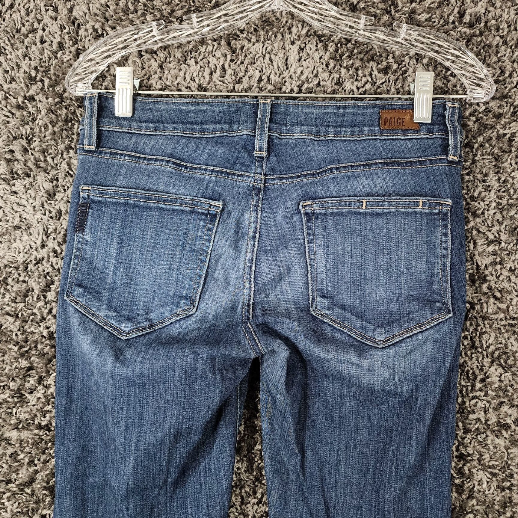 Paige PAIGE Verdugo Ultra Skinny Stretch Jeans Women Size 27 Blue Regular Size 27" / US 4 / IT 40 - 8 Thumbnail
