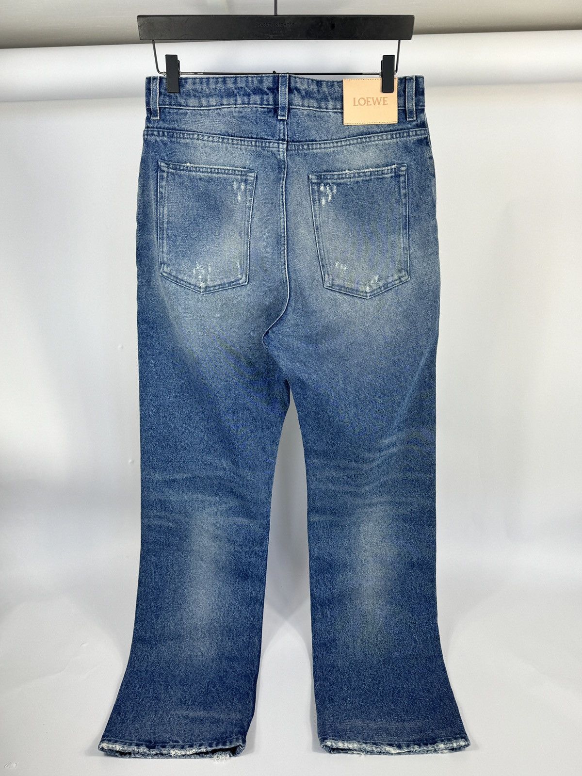 Loewe x PAULA’S IBIZA STRAIGHT LEG PATCHWORK JEANS Size US 34 / EU 50 - 2 Thumbnail