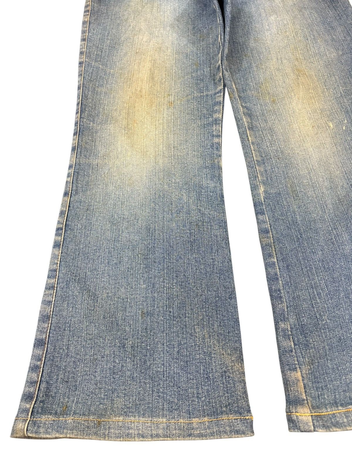 Other Vintage Japanese Brand Mud Wash Bush Pants Bootcut Jeans Size US 29 - 6 Thumbnail