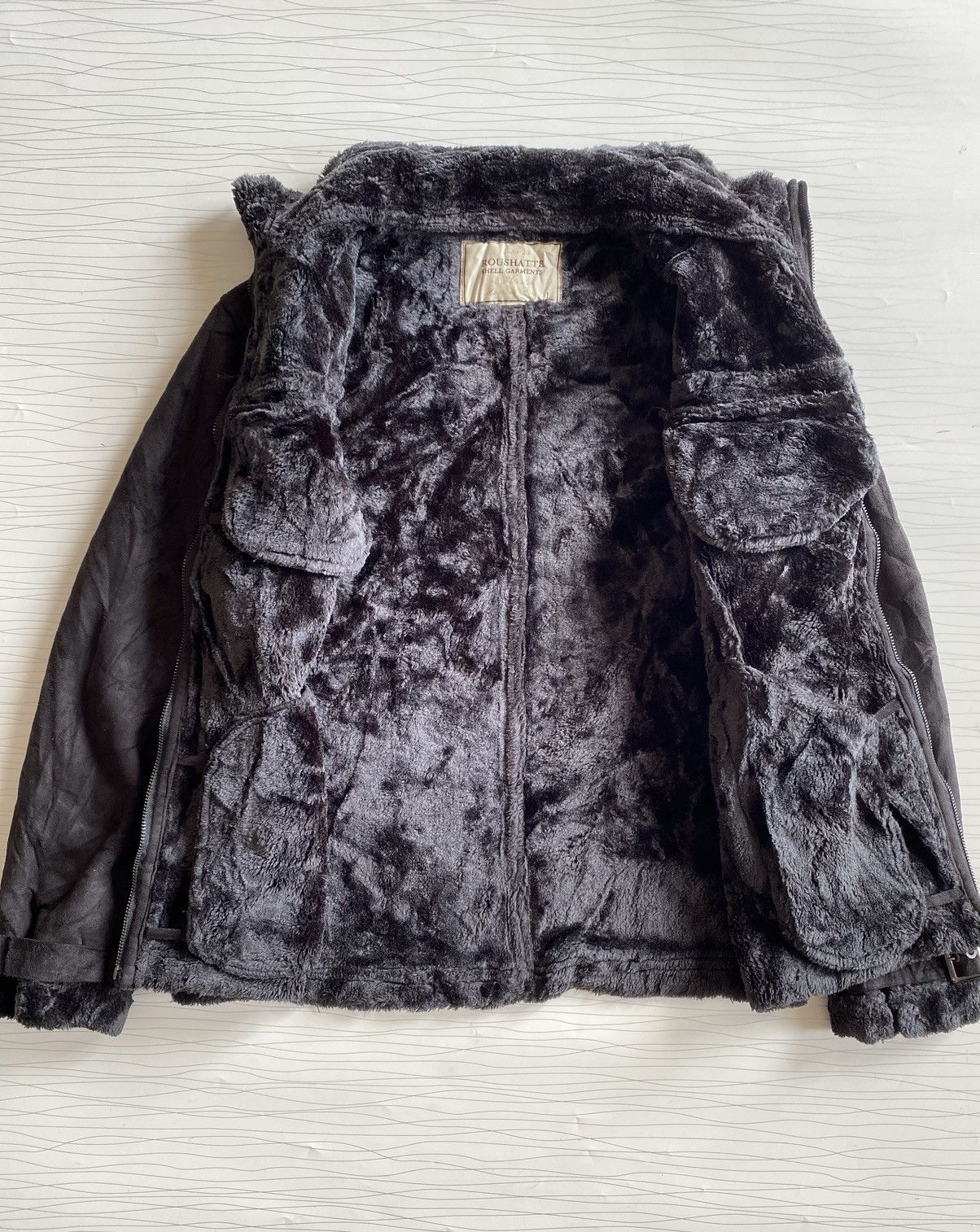 If Six Was Nine × Japanese Brand × Le Grande Bleu (L.G.B.) japanesebrand Roushatte fur linning black jacket Size US L / EU 52-54 / 3 - 10 Thumbnail