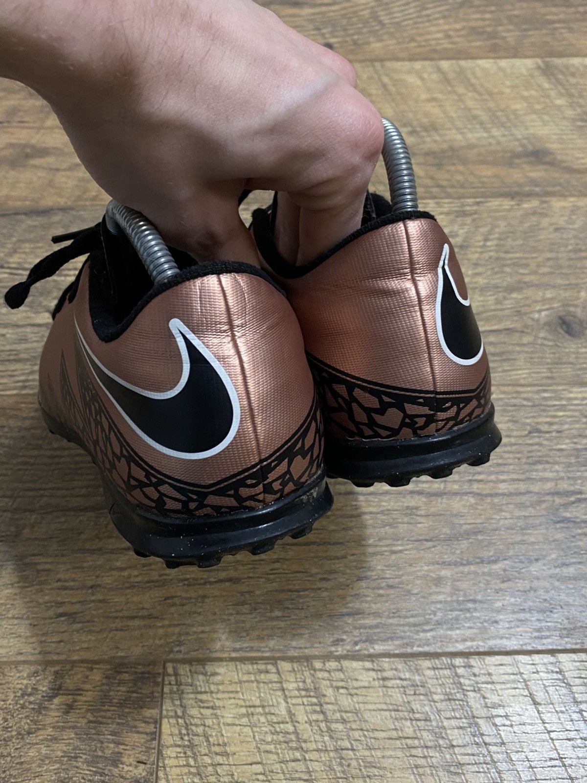 Nike Nike Hypervenom Phade II TF Metallic Bronze Futuristic Rare Size US 8 / EU 41 - 4 Thumbnail