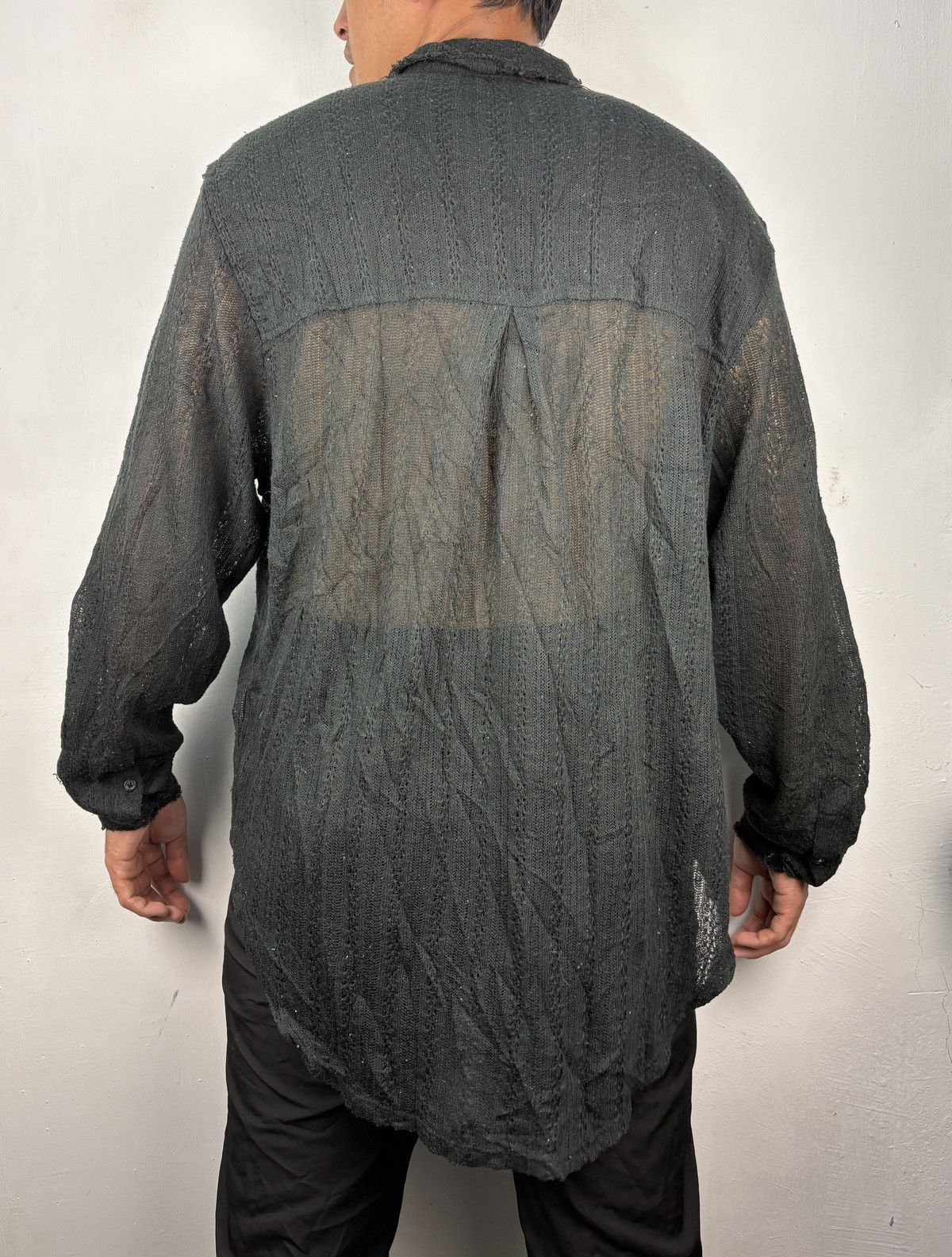 If Six Was Nine Vintage Azul Long Sleeve Shirt Curt Cobain Punk Style Size US M / EU 48-50 / 2 - 2 Thumbnail