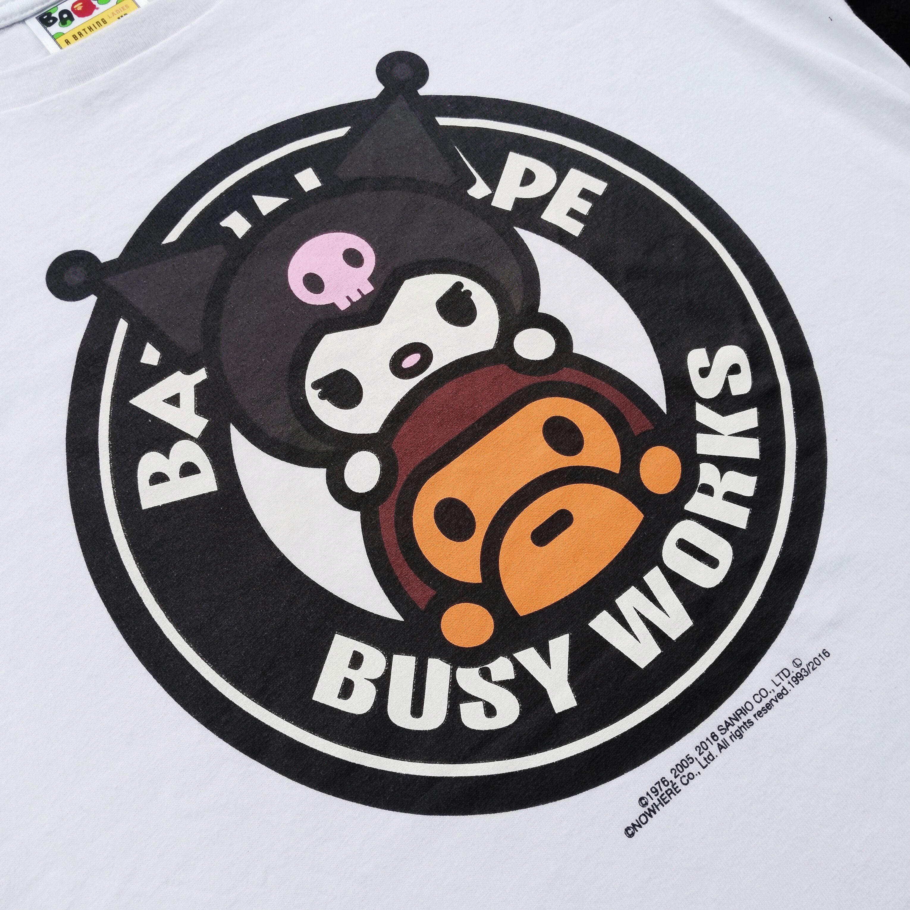Bape 2016 Bape x Kuromi Sanrio Baby Milo Tee | Grailed
