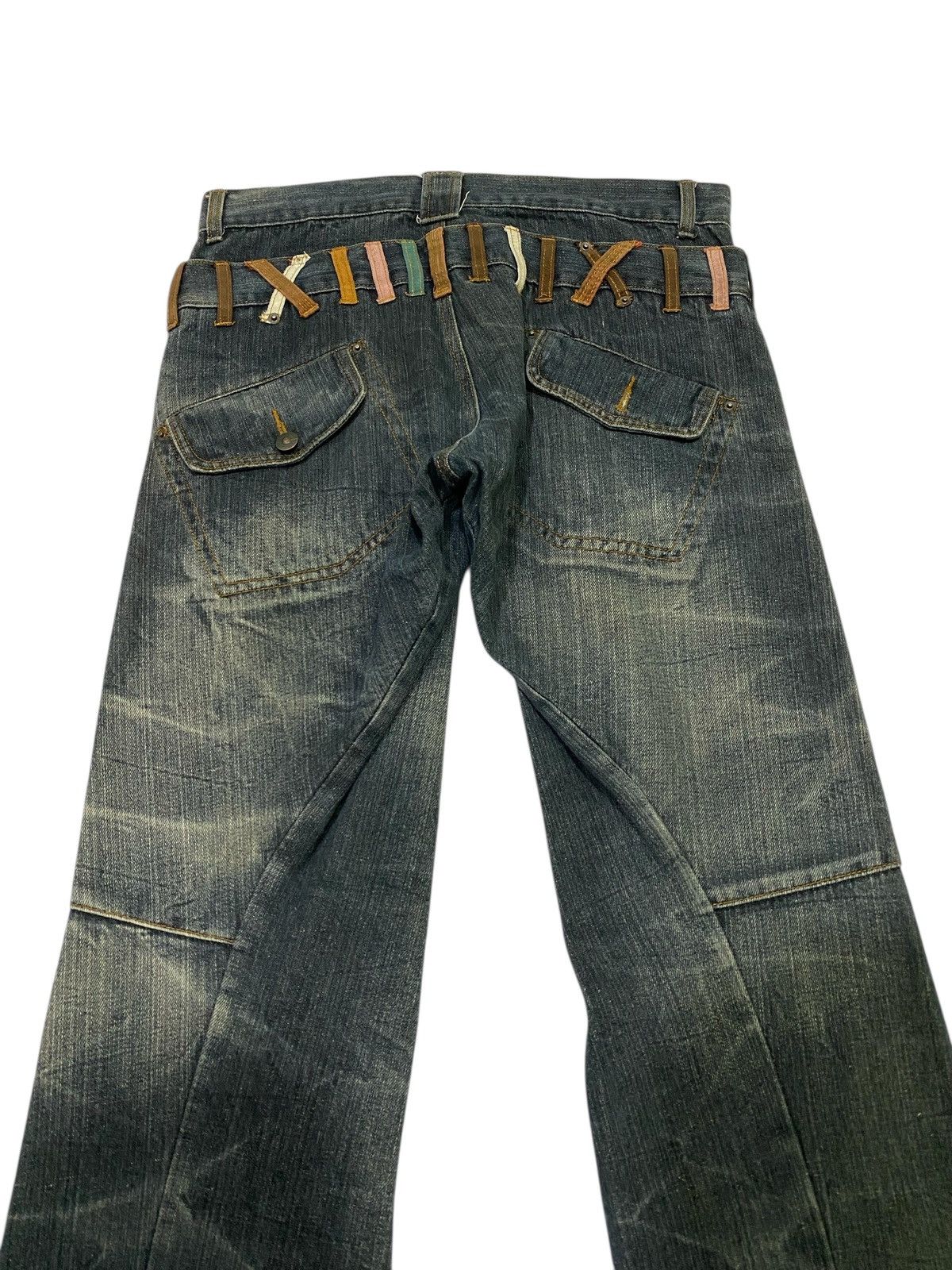 Japanese Brand Japanese Brand X Agate label ppfm style double knee jeans Size US 34 / EU 50 - 12 Thumbnail