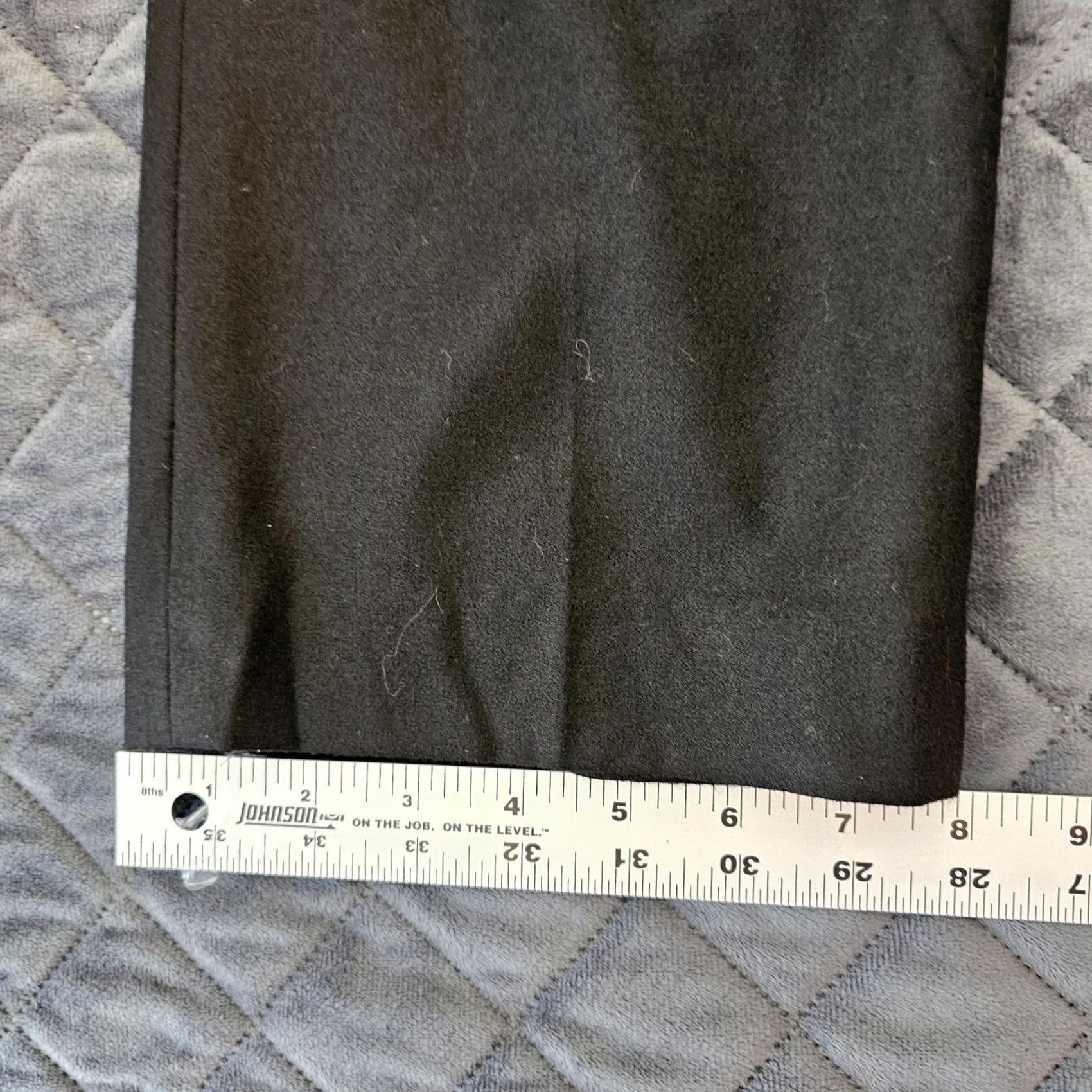 Talbots TALBOTS Pants Women Dress Pants Wool Blend Stretch Black 6 Regular Straight 30.5 In Inseam Italy Size 28" / US 6 / IT 42 - 7 Thumbnail